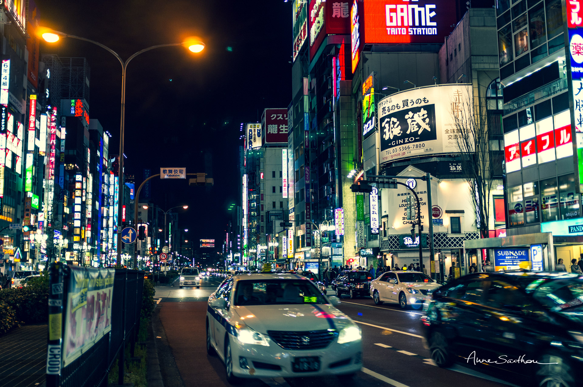 les lumières d'une ville