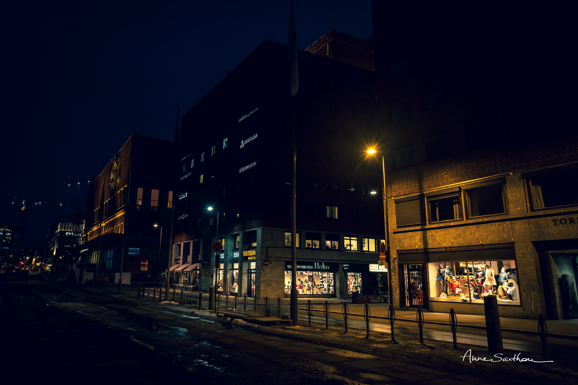 Lumière de nuit norvégienne