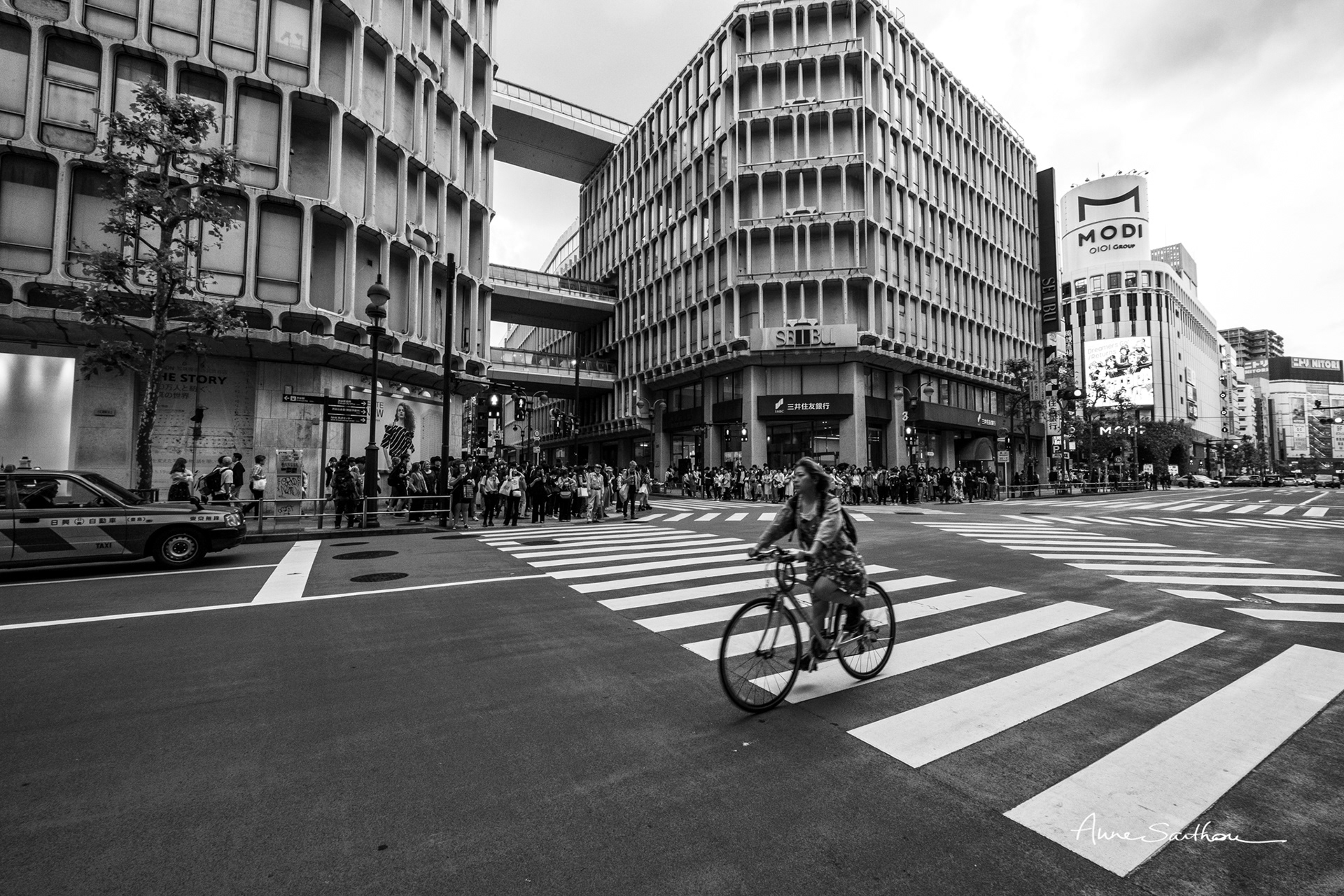 Un vélo dans la ville