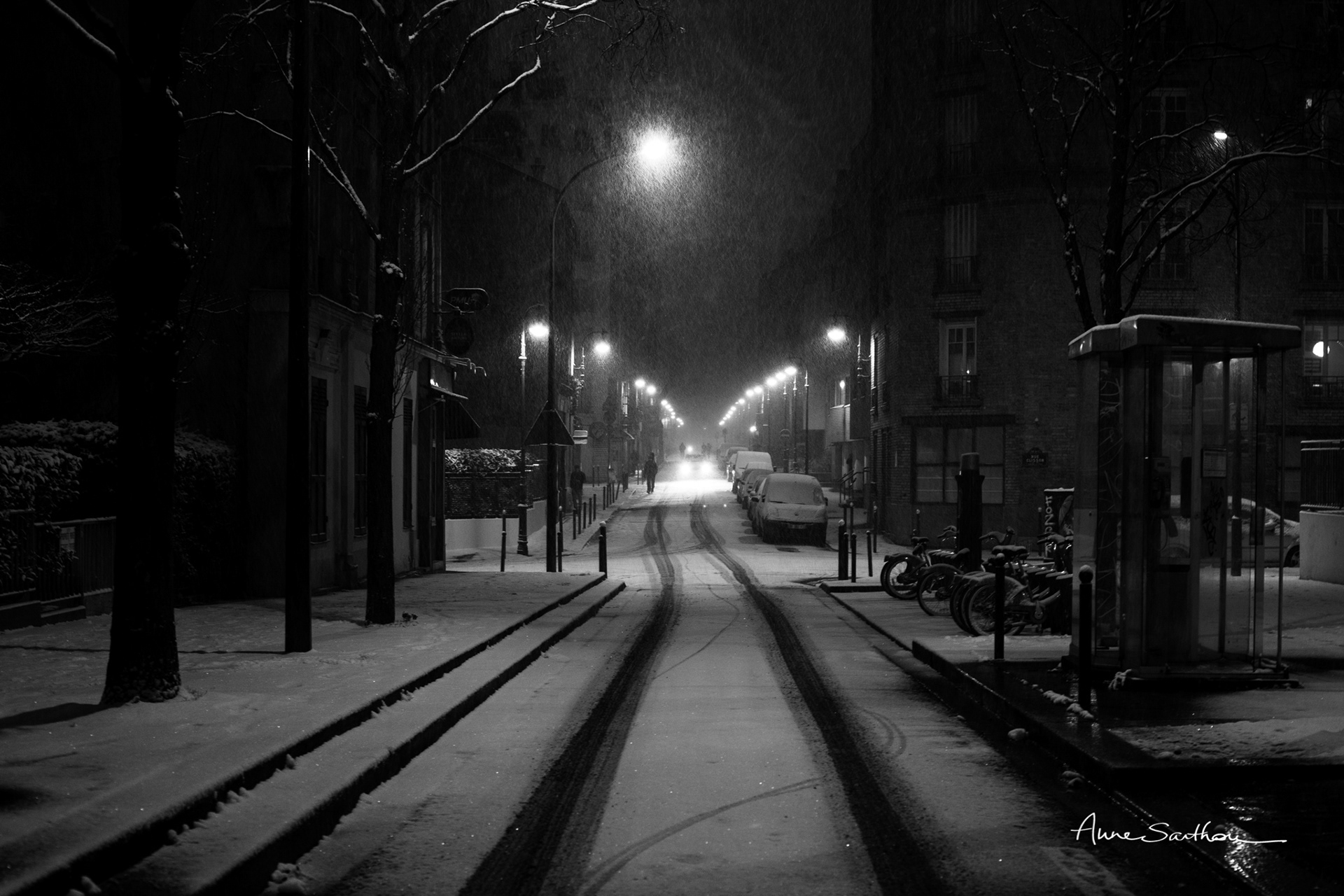 Paris sous la neige