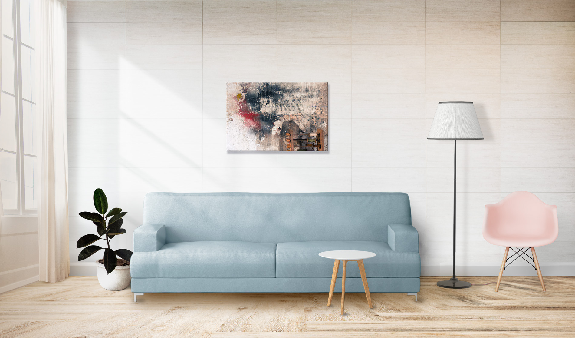 Toile sur châssis - 60 x 40 cm - 120€