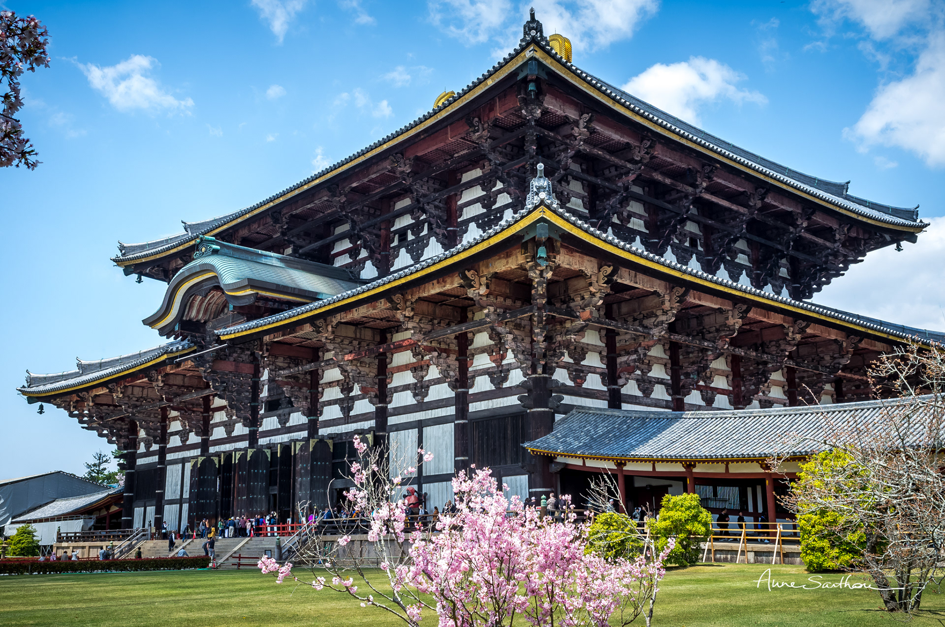 Le temple de Nara (Japon)