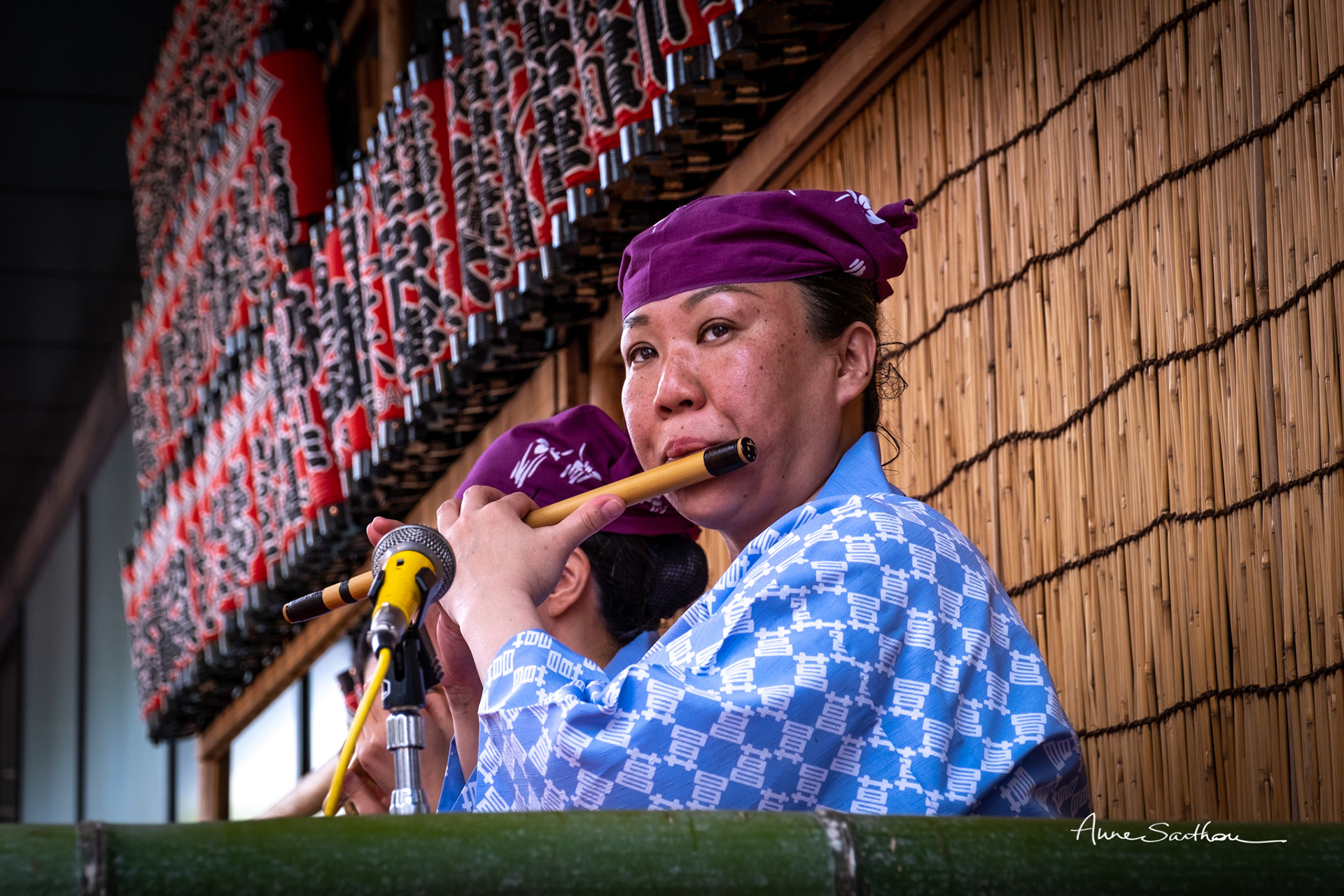 Flûtiste de matsuri