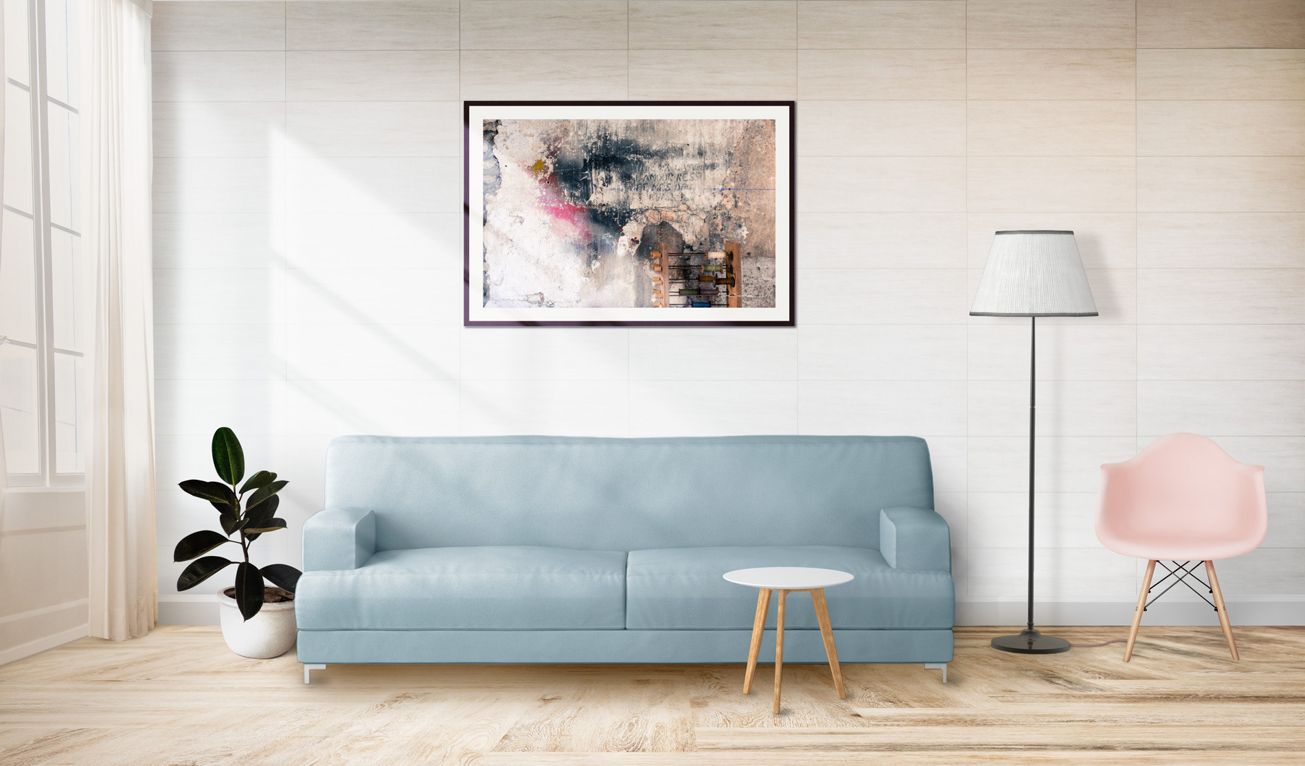 Cadre noir - 105 x 70 cm - 470€