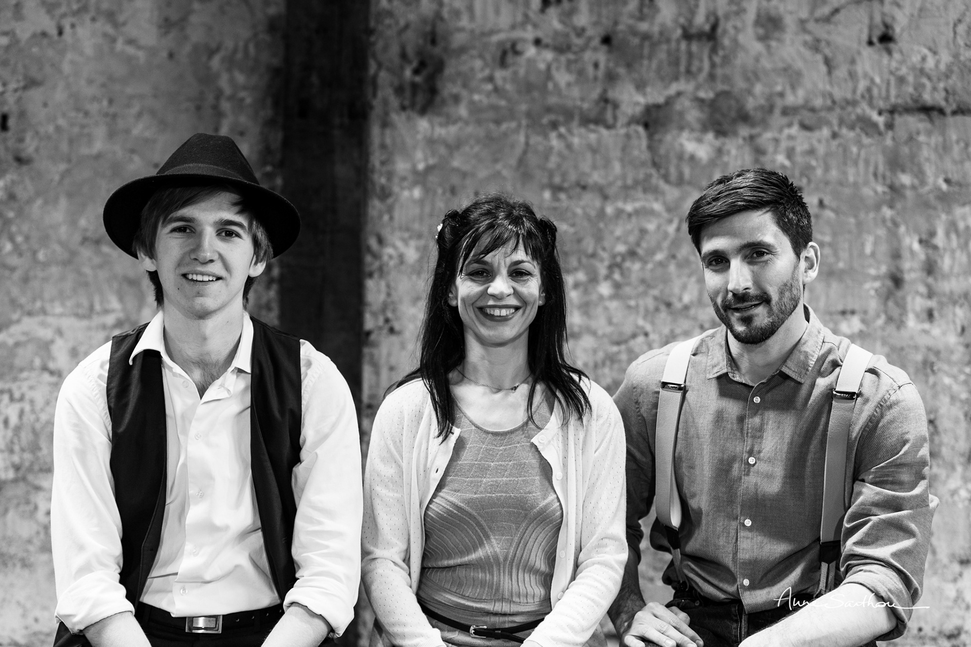 Le musicien, la comédienne et le comédien