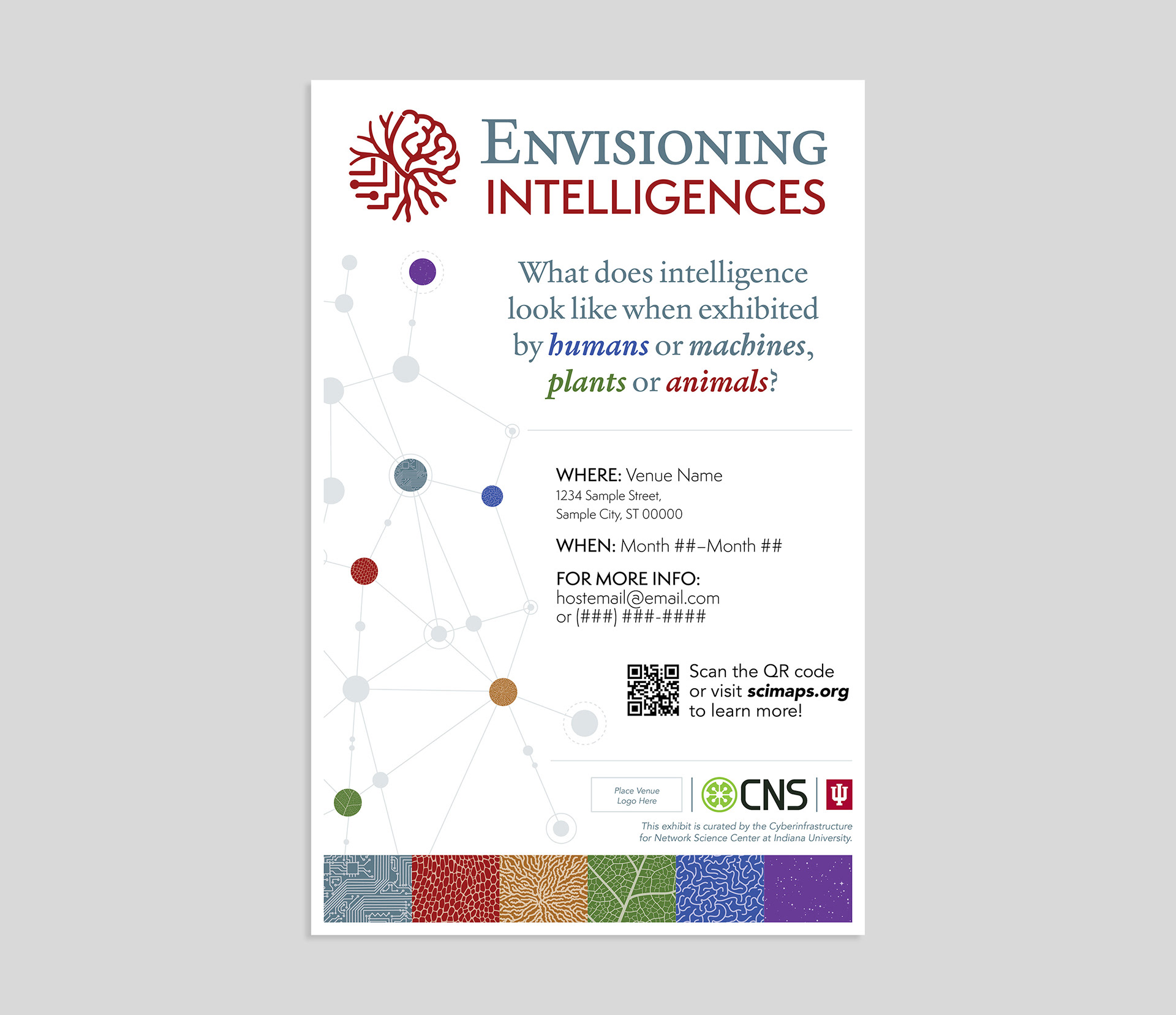 Envisioning Intelligences Exhibition Poster