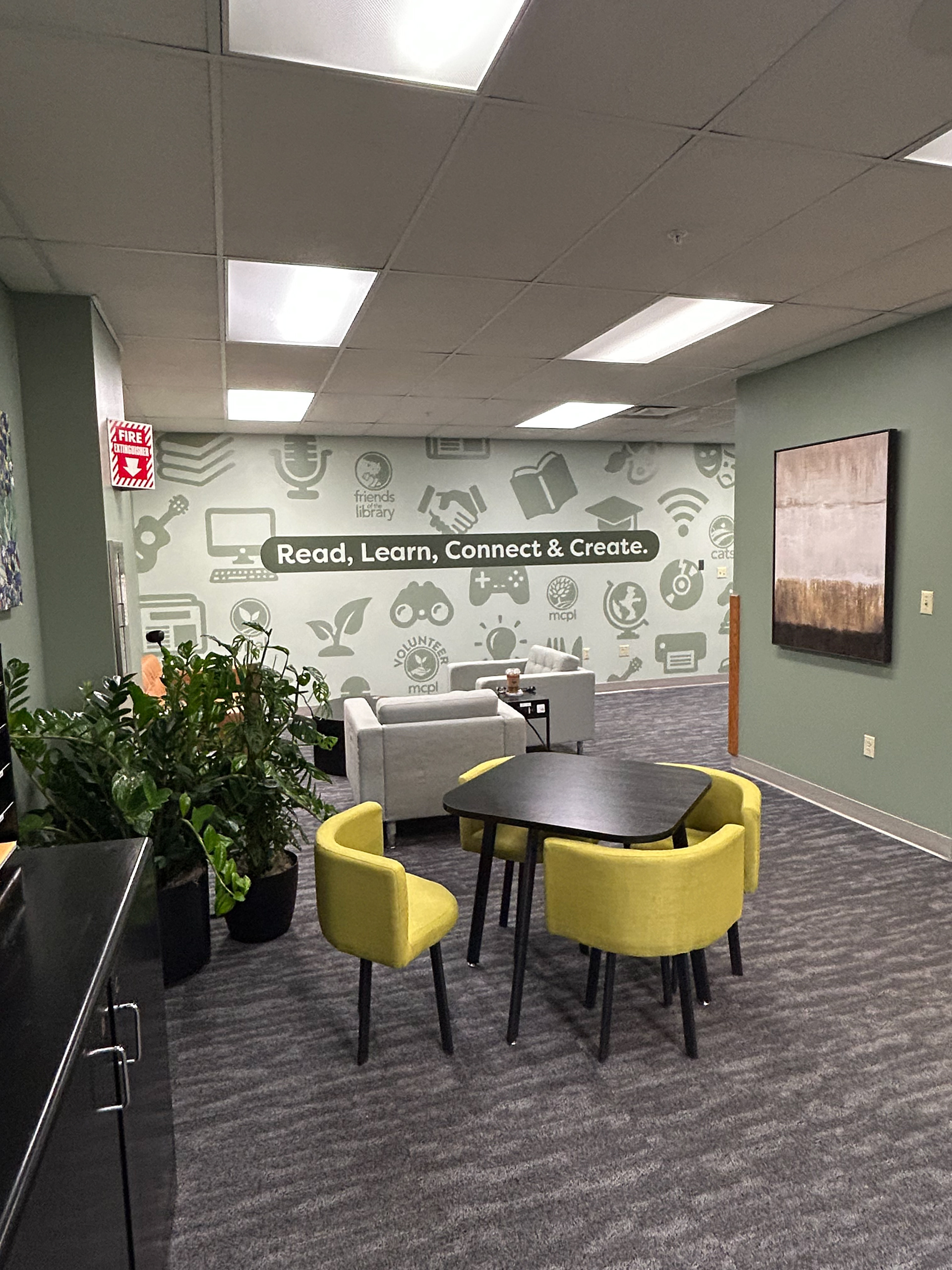 Mural at Downtown Library