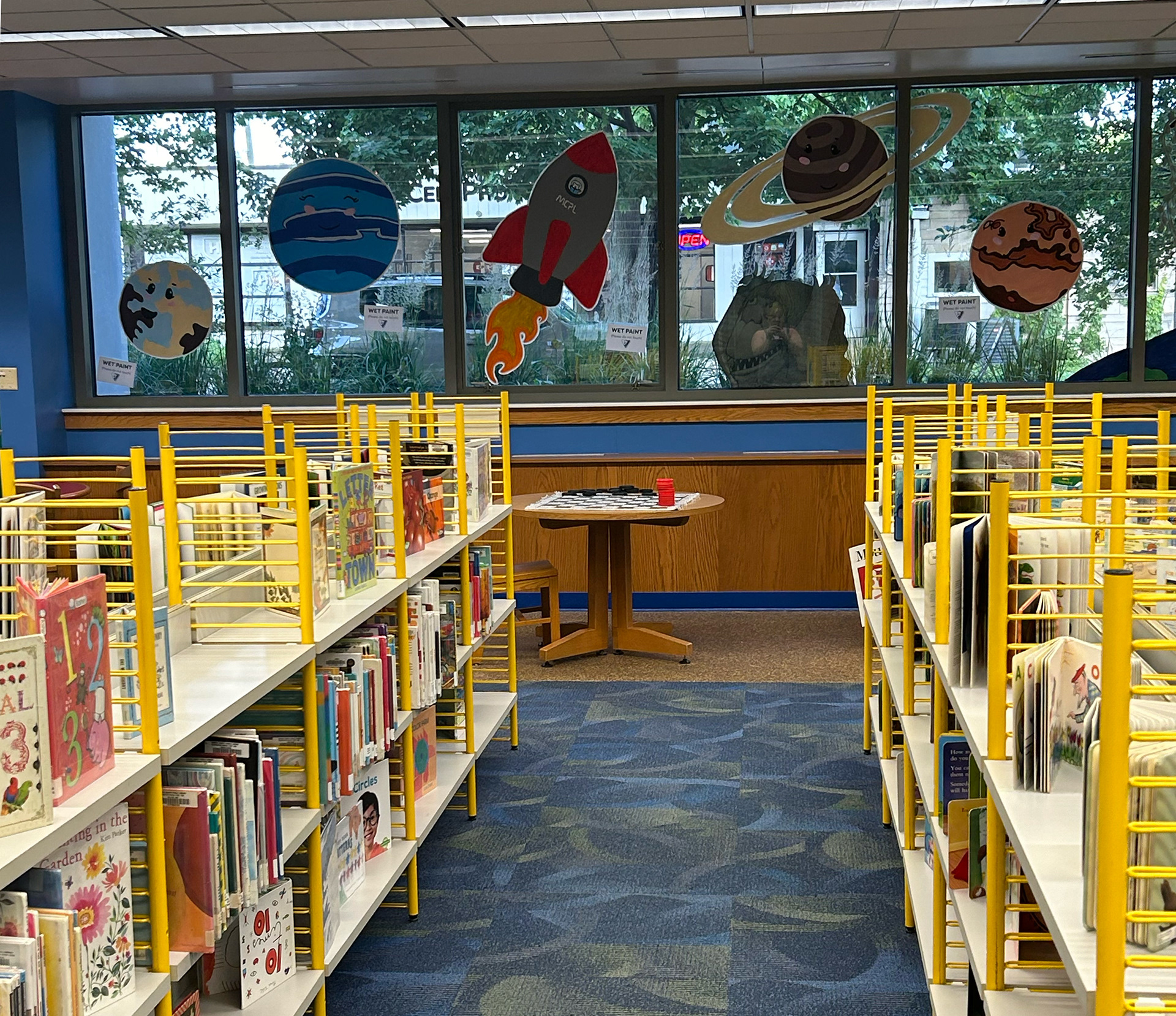 Window Painting (Downtown Library)