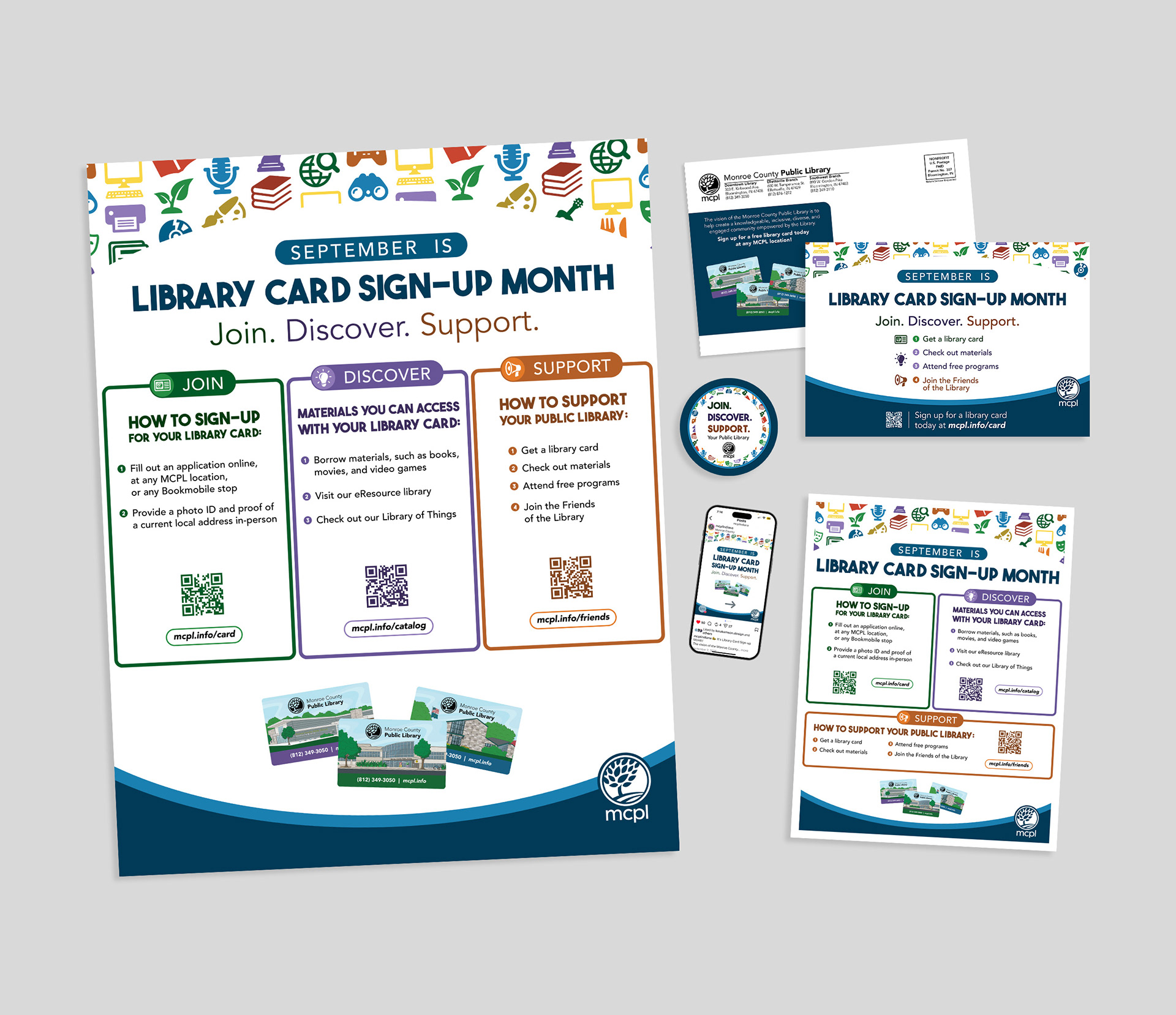 2025 Library Card Sign-Up Month Campaign Materials