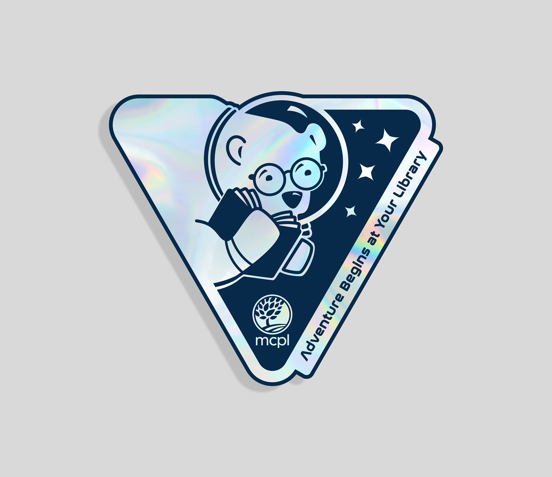 Summer Reading Holographic Sticker
