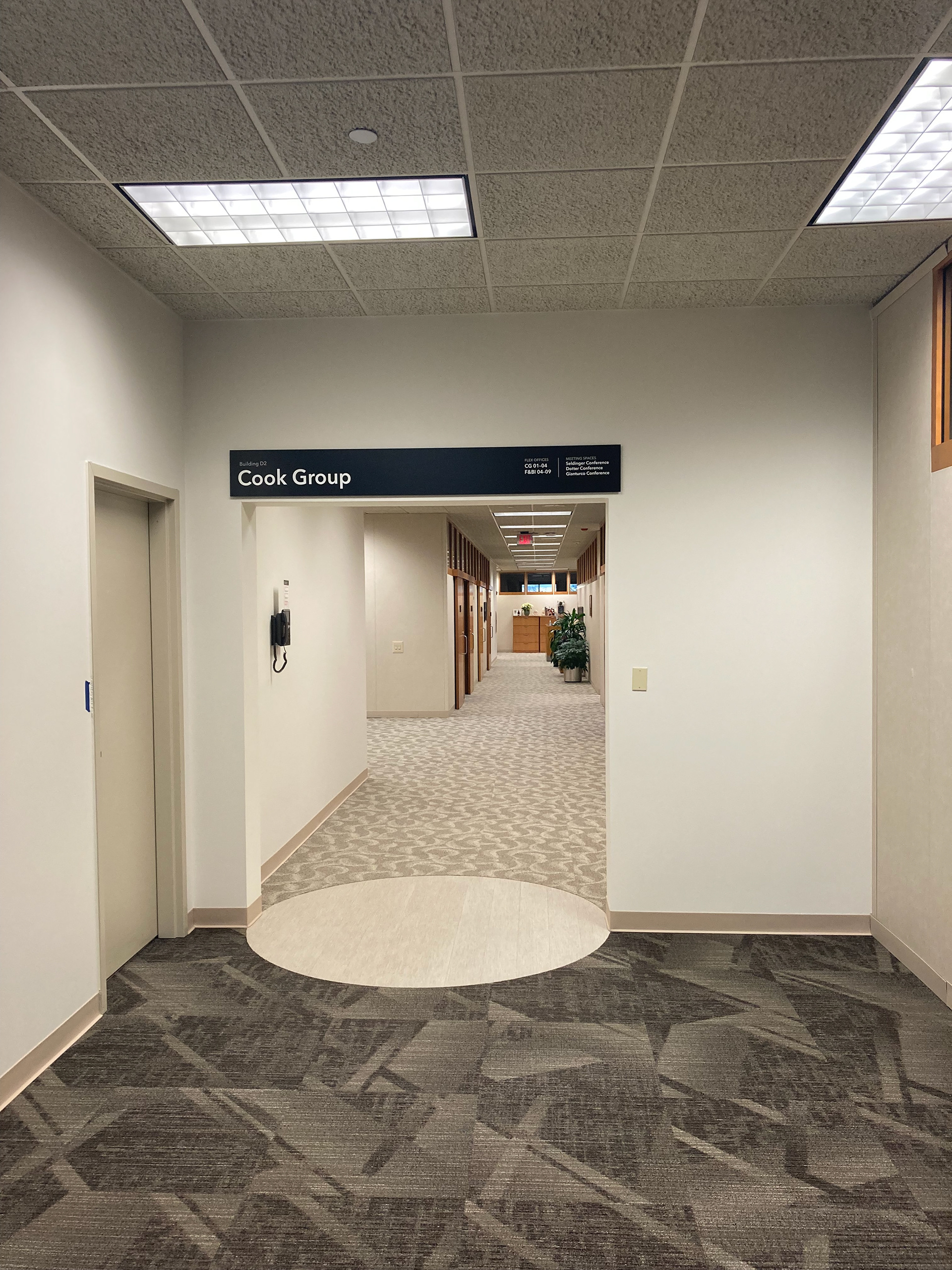 Wayfinding System at Cook Medical Global Headquarters