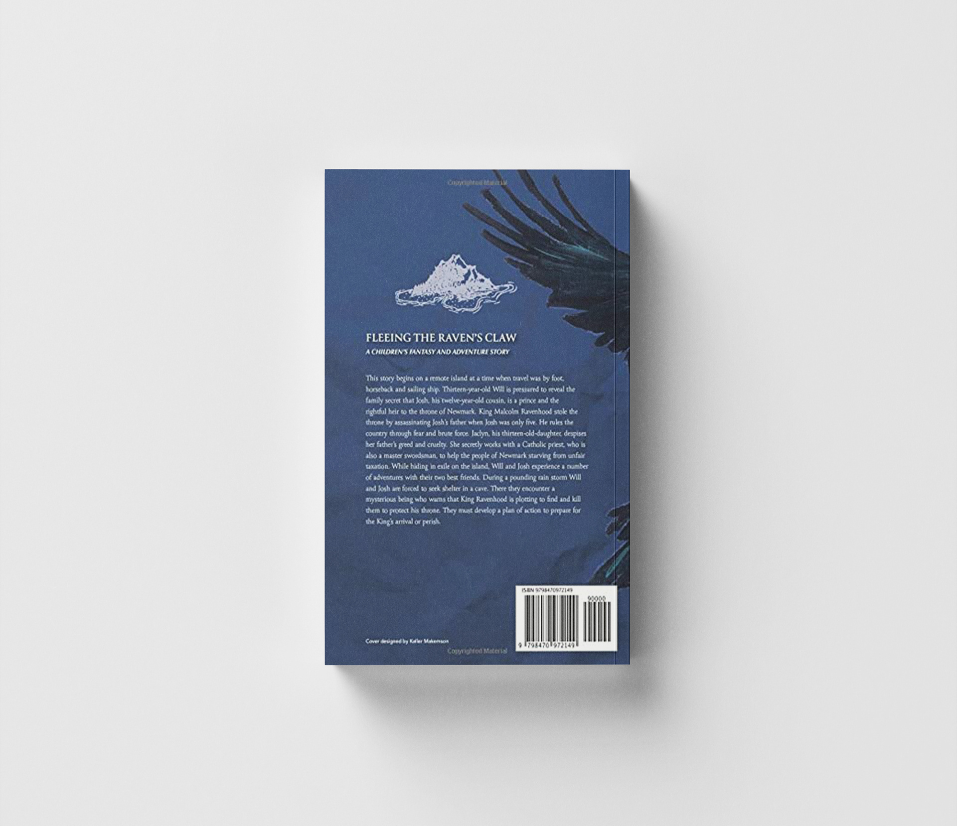 "Fleeing the Raven's Claw" by Steve Daily (Back Cover)