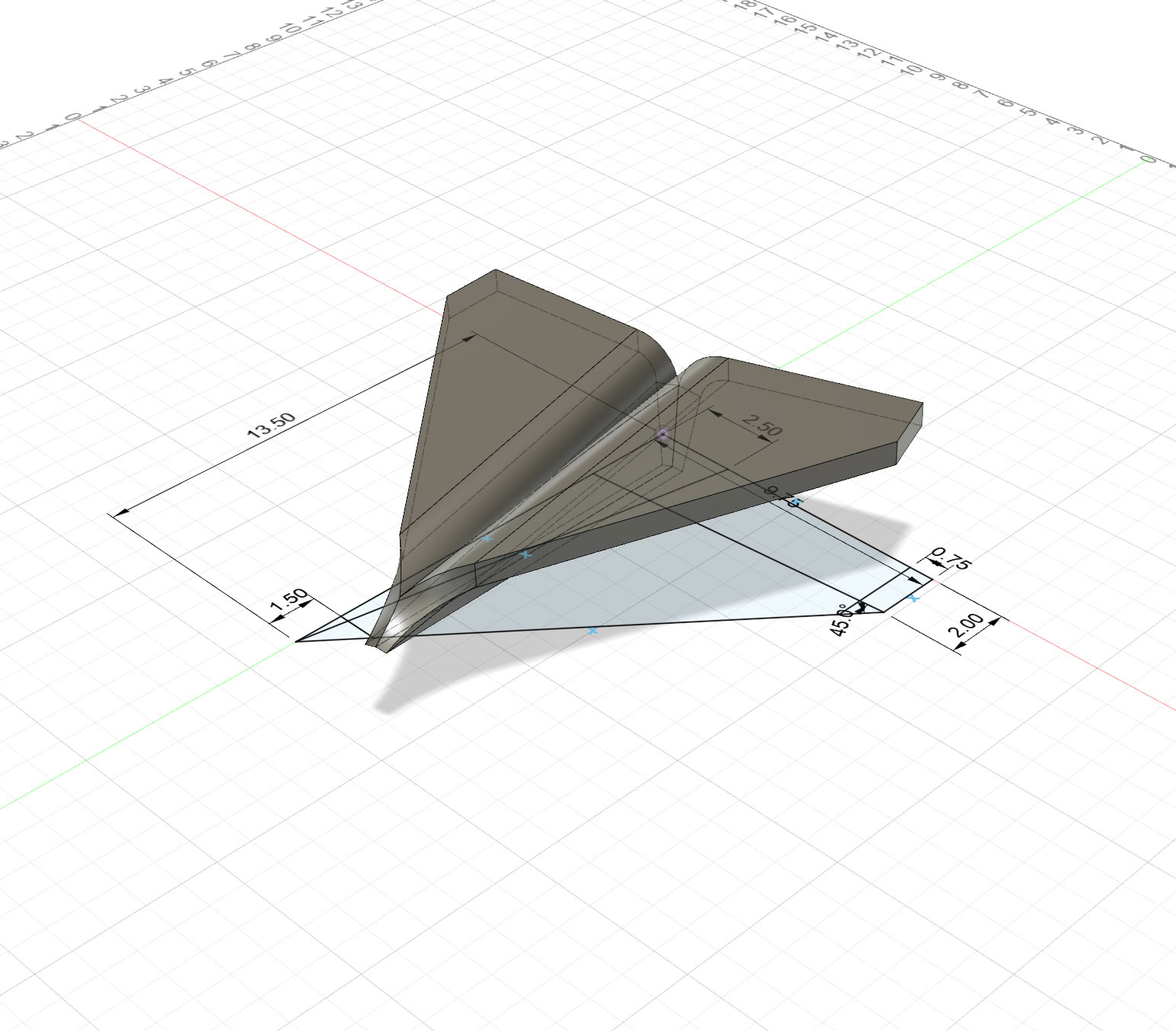 CAD Model: Paper Airplane