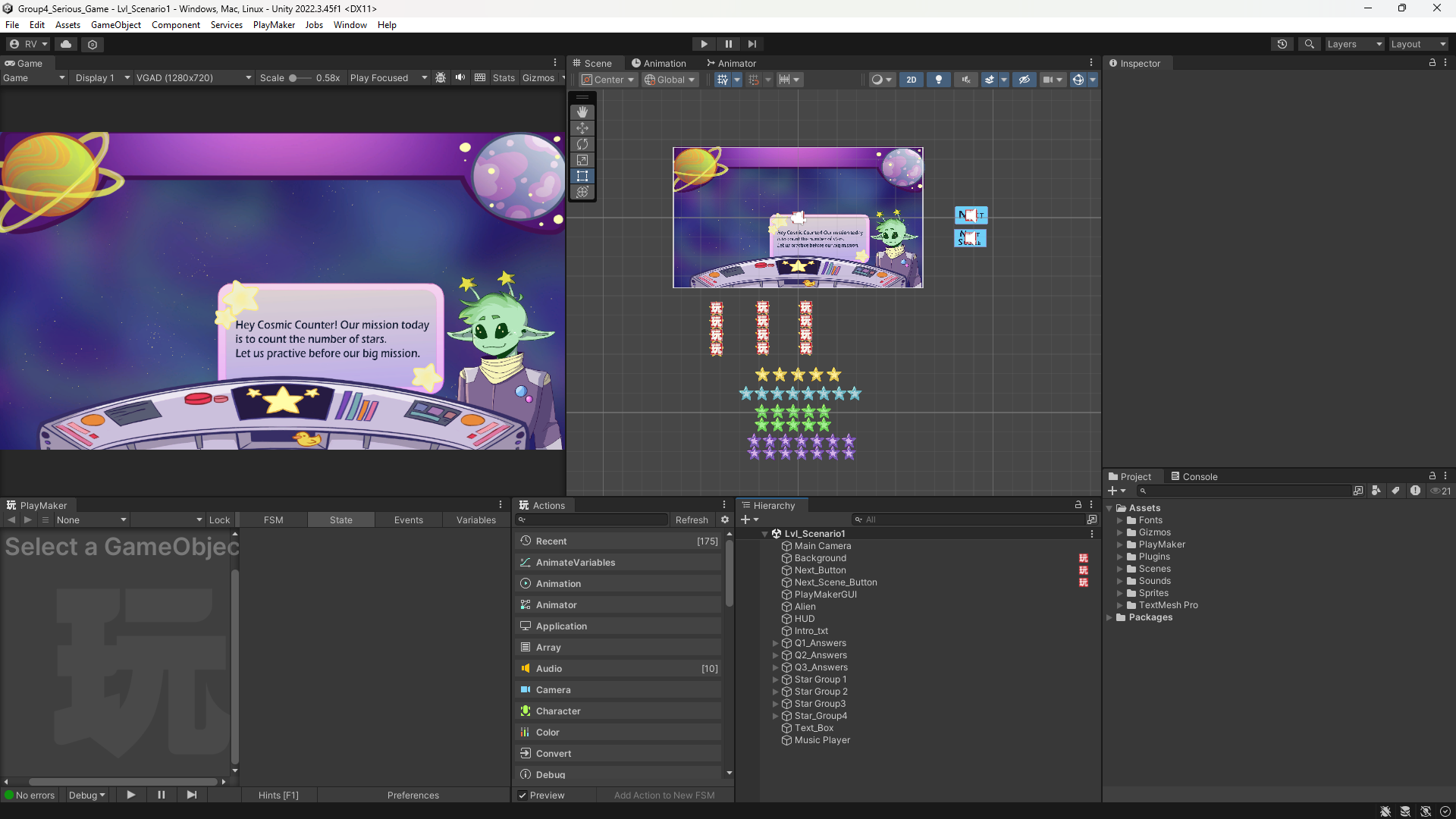 Unity Scene Structure