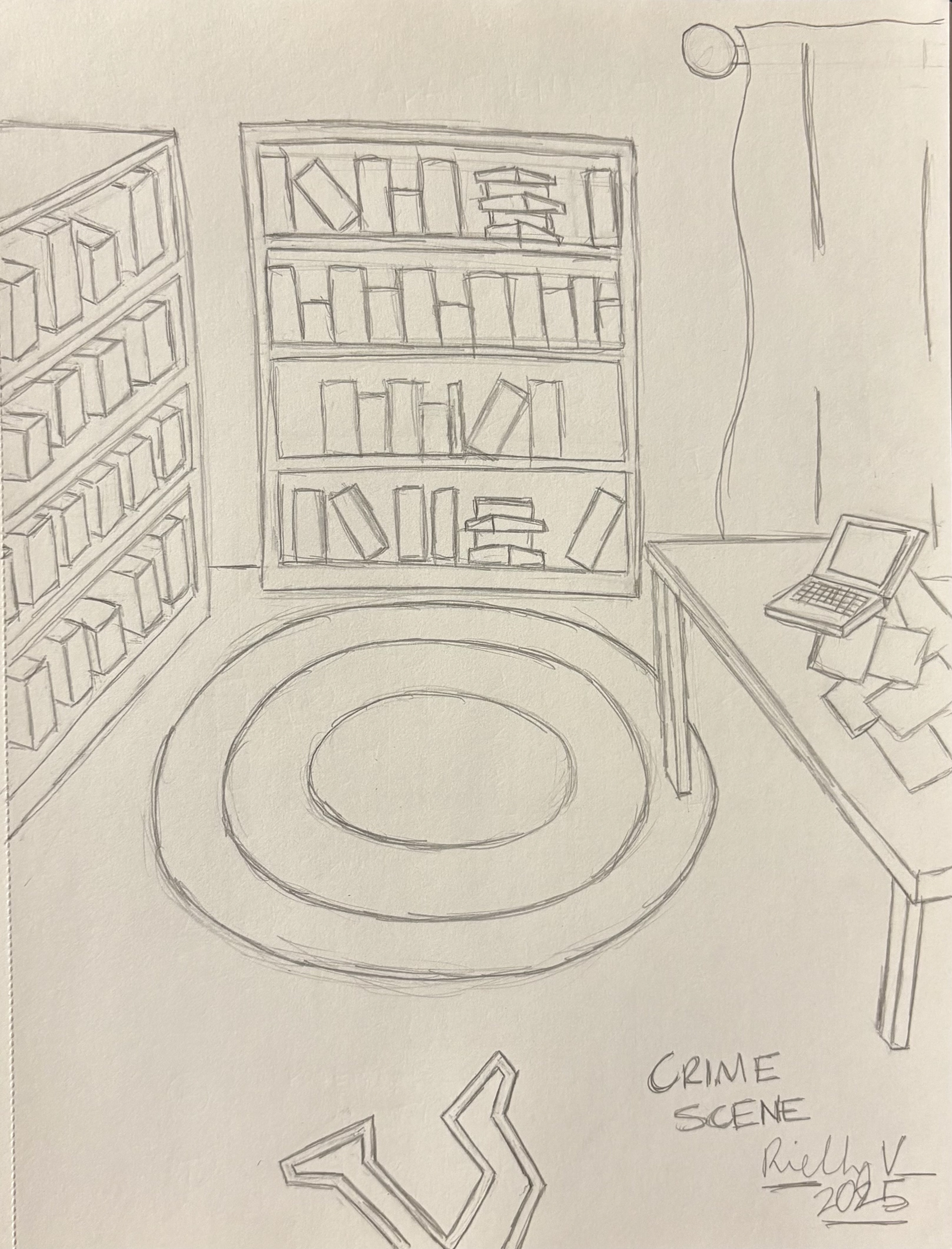 Crime Scene Concept Art