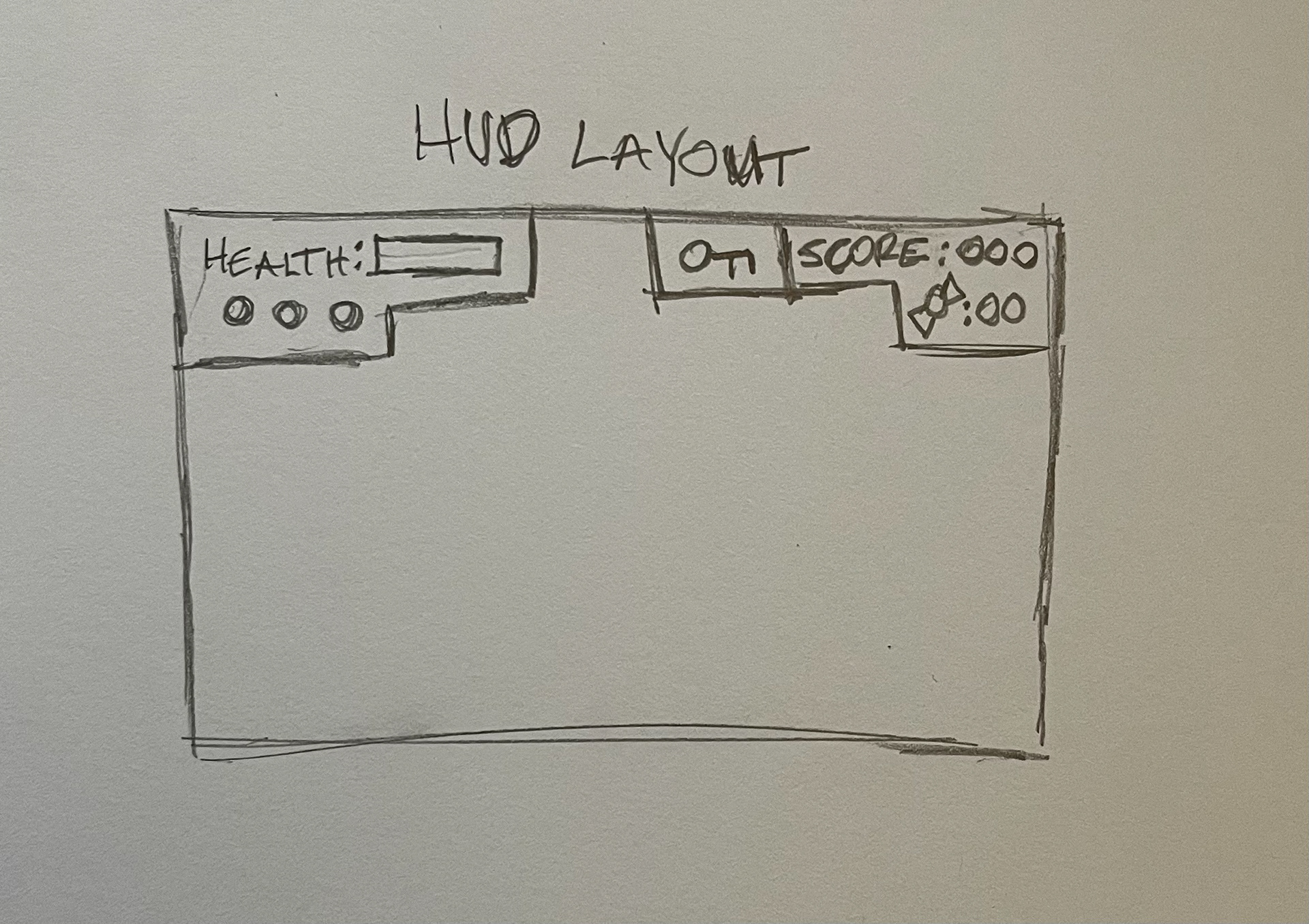 HUD Concept Sketch