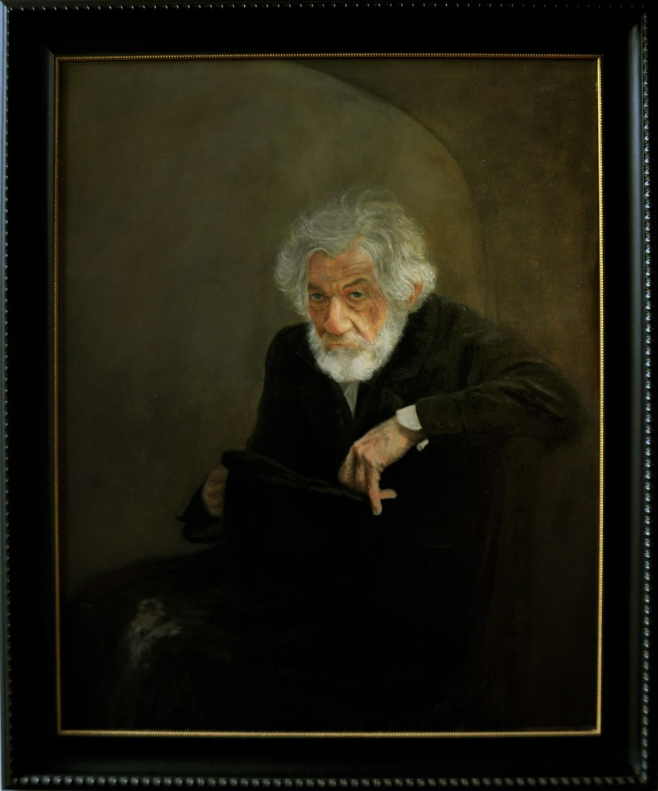 Žebrák-oil on canvas-130x100-2015 - sold