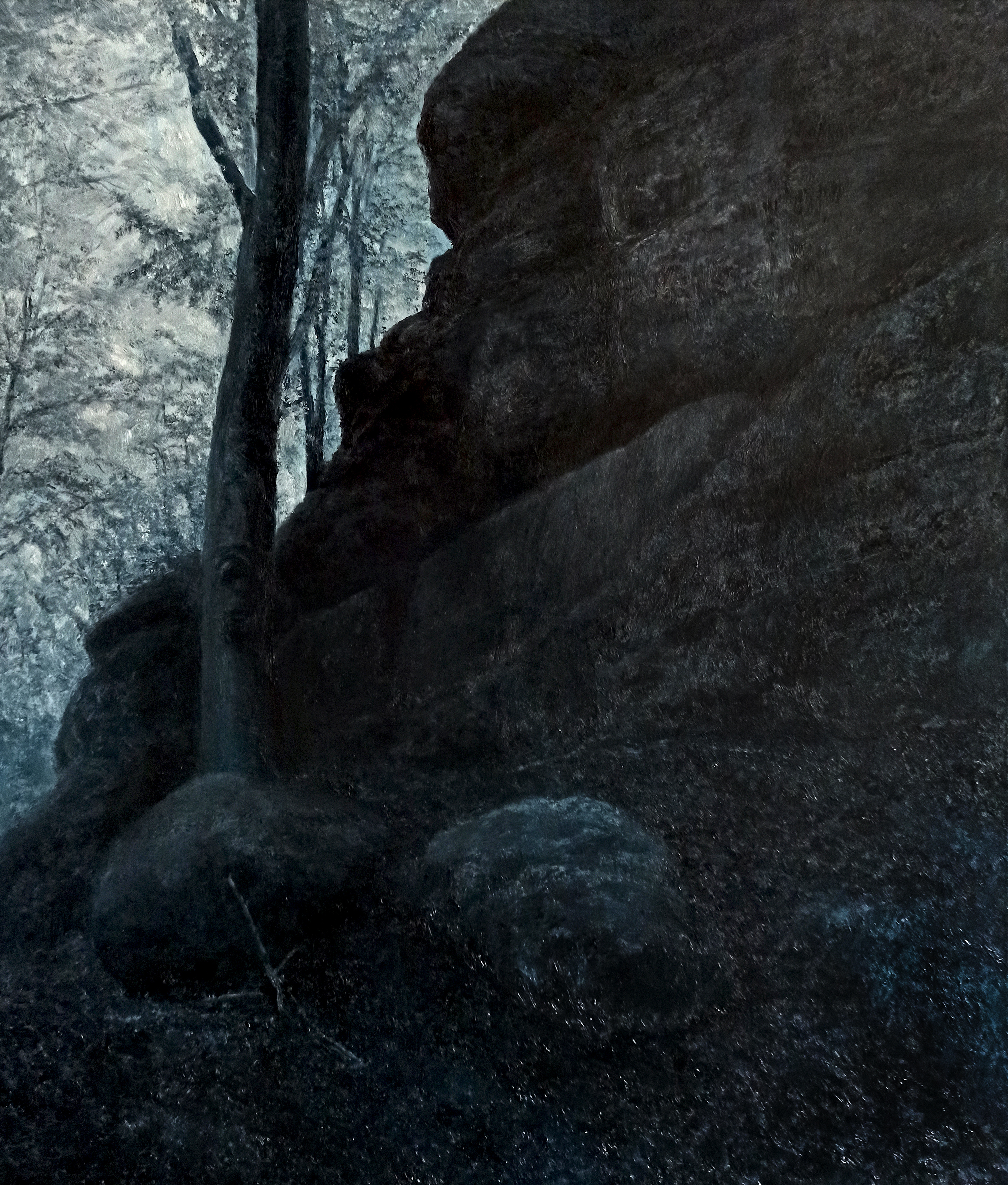 Dračí sluj-180x150-oil on canvas-2023 - sold