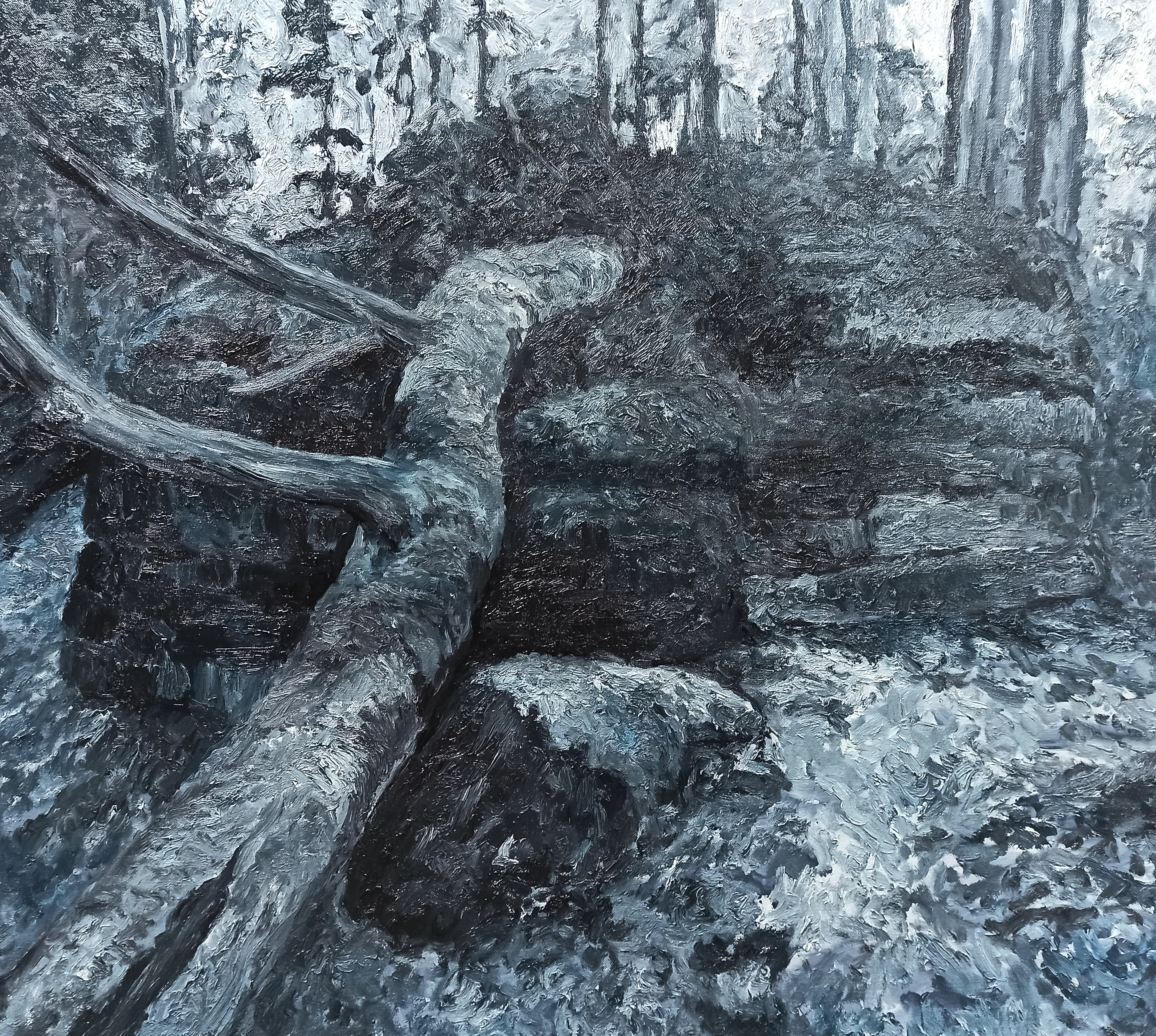 111x100 oil on canvas - for sale