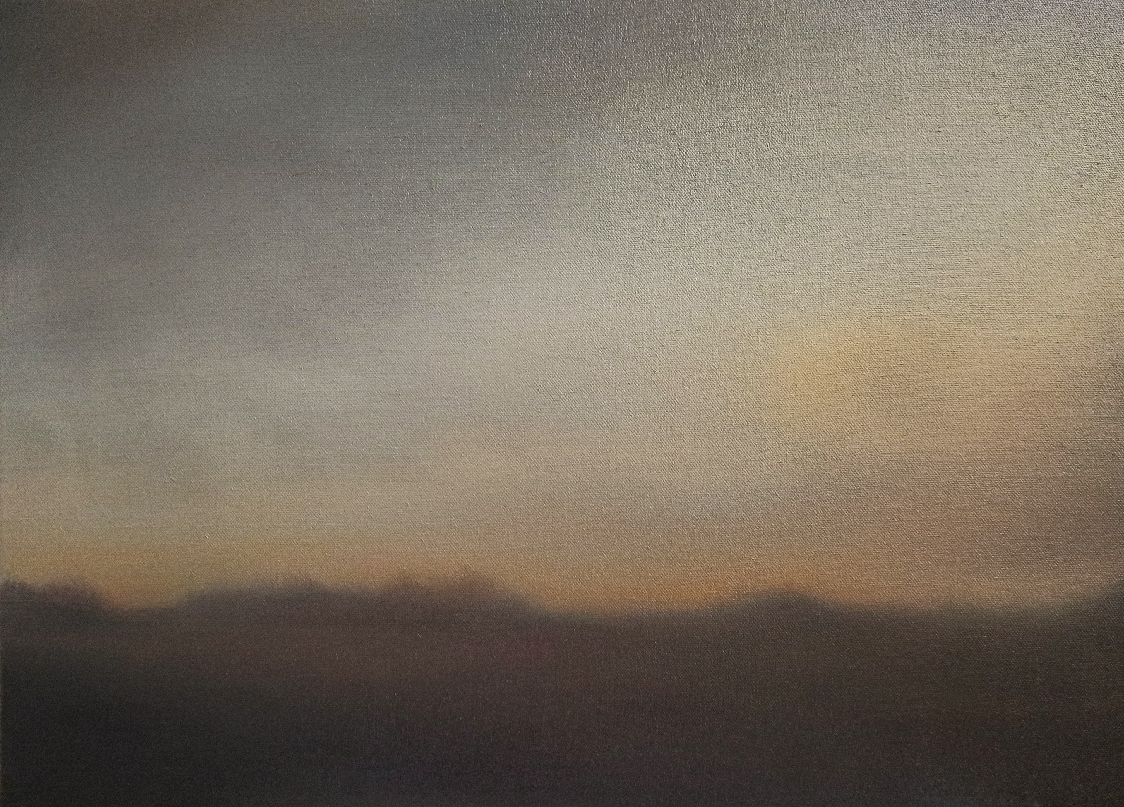 Ranní mlha 1 - 70x50 oil on canvas - 2022 - sold