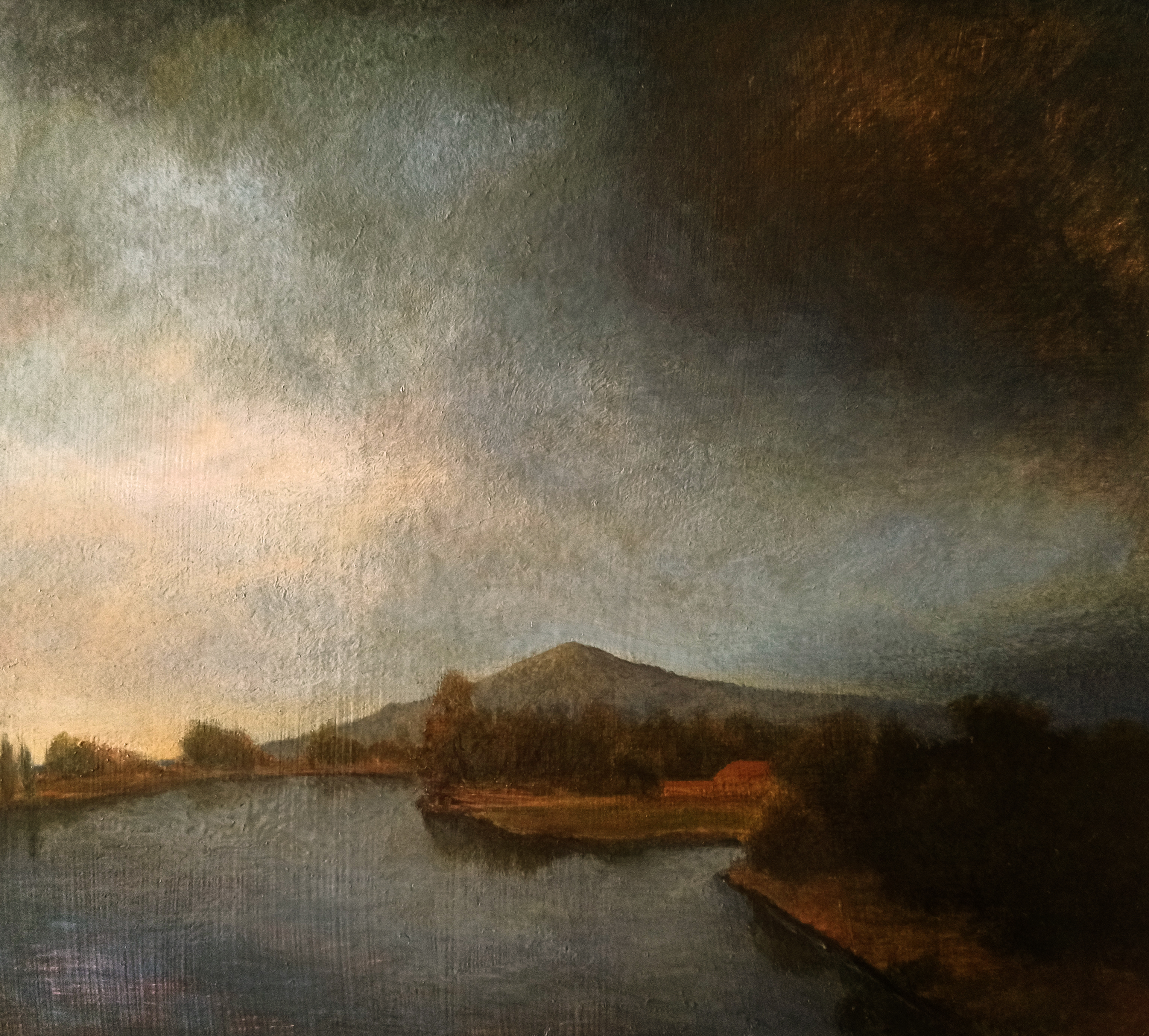 Radobýl-oil on panel-25,5x23-2022 - sold