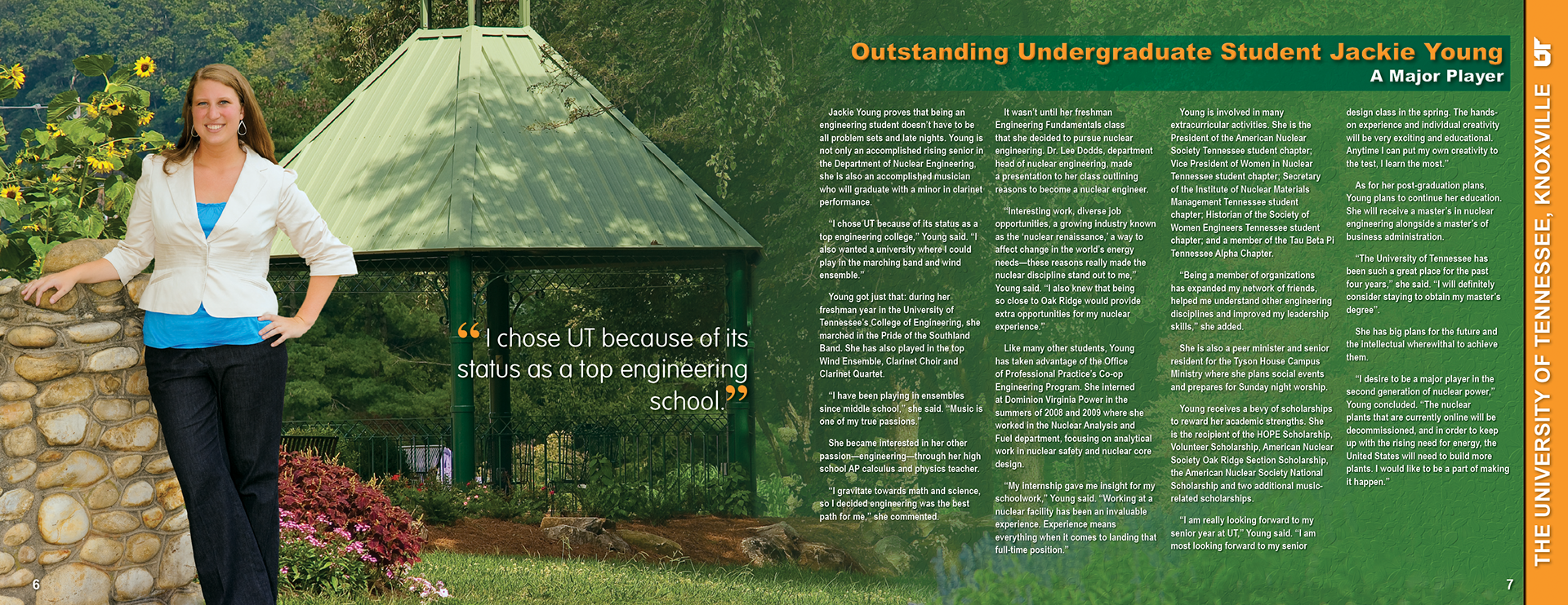 University of Tennessee College of Engineering Annual Report 2009. p6-7