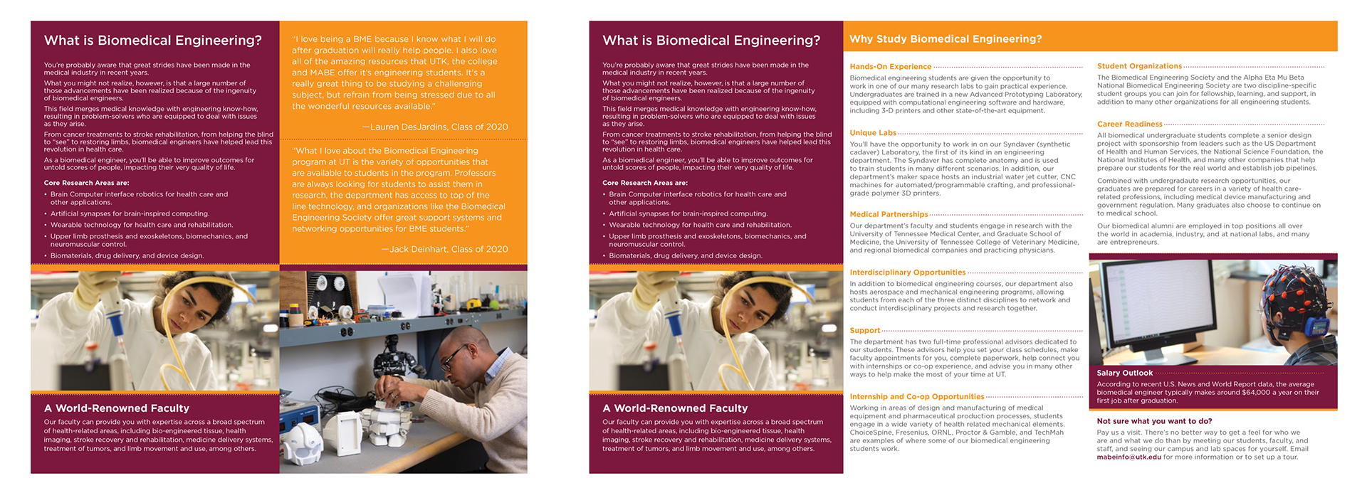 Biomedical Engineering Brochure