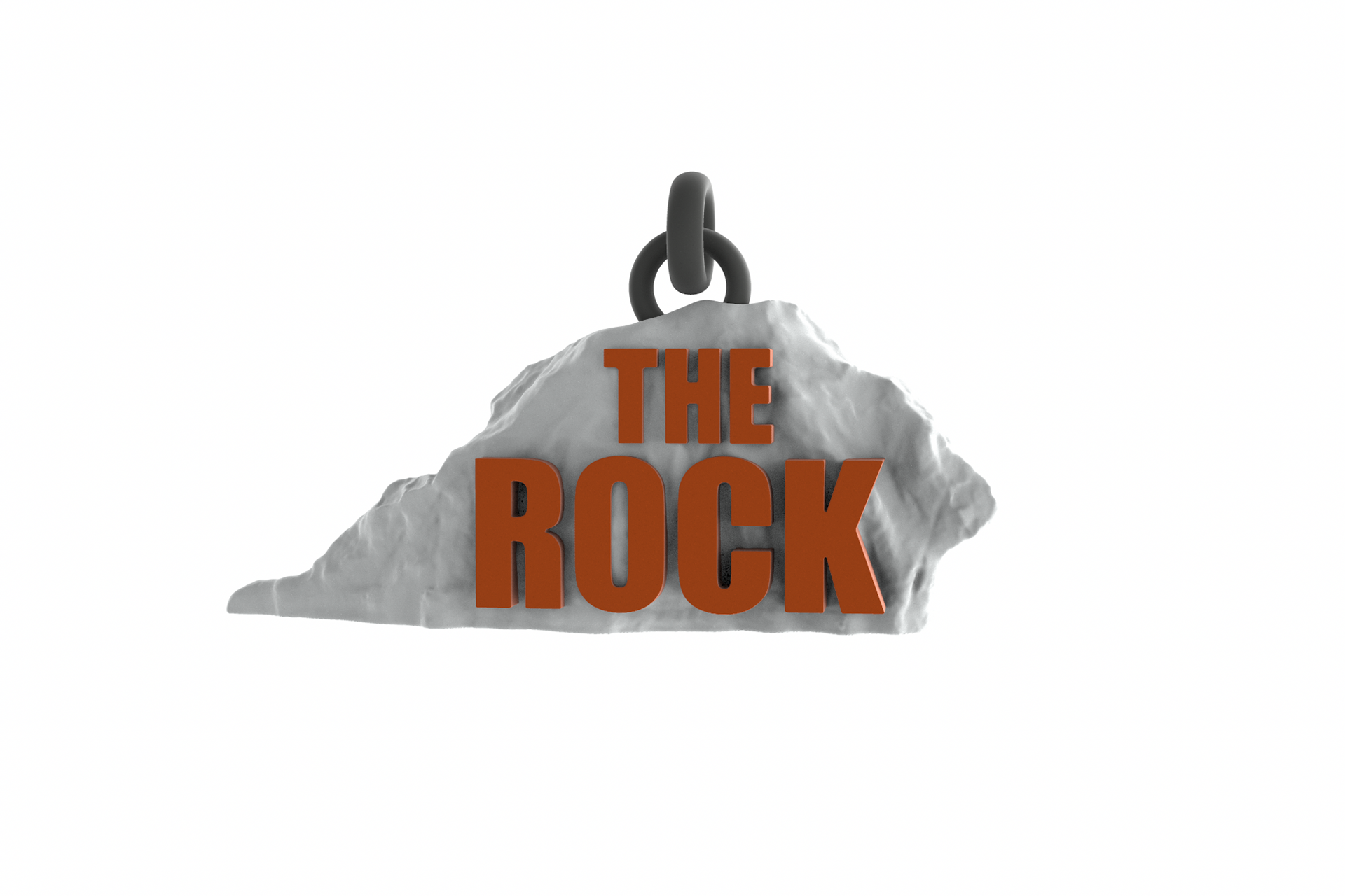 UT Rock Ornament Render