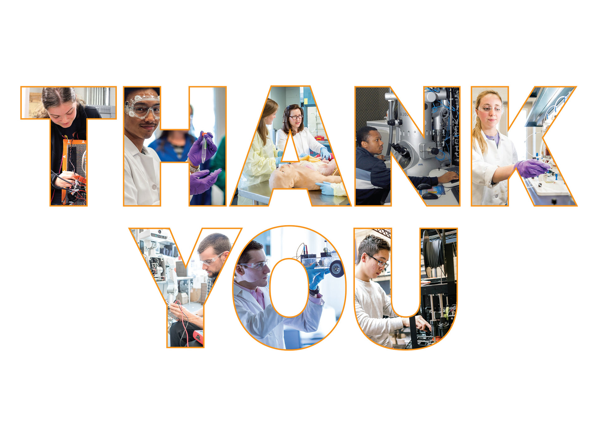  5" x 7" Note Cards featuring the University of Tennessee Tickle College of Engineering's new engineering complex, students and engineering professors. Photoshop & Illustrator