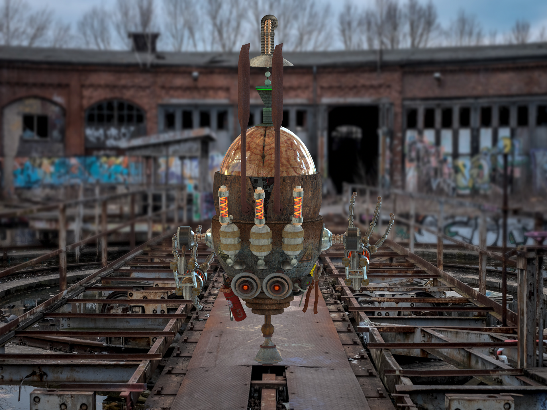 Custodial Maintenance Robot