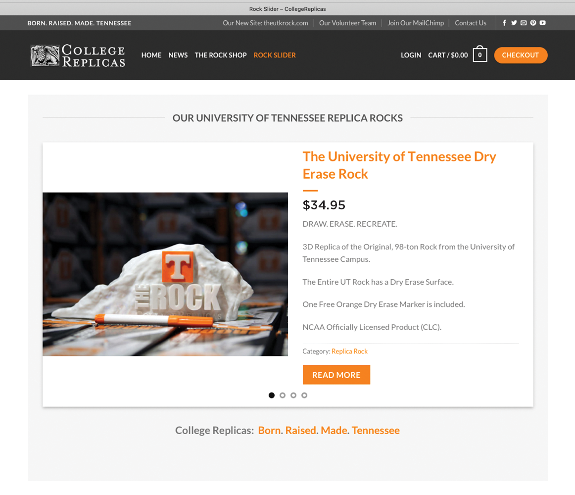 Collegereplicas.com Product Slider