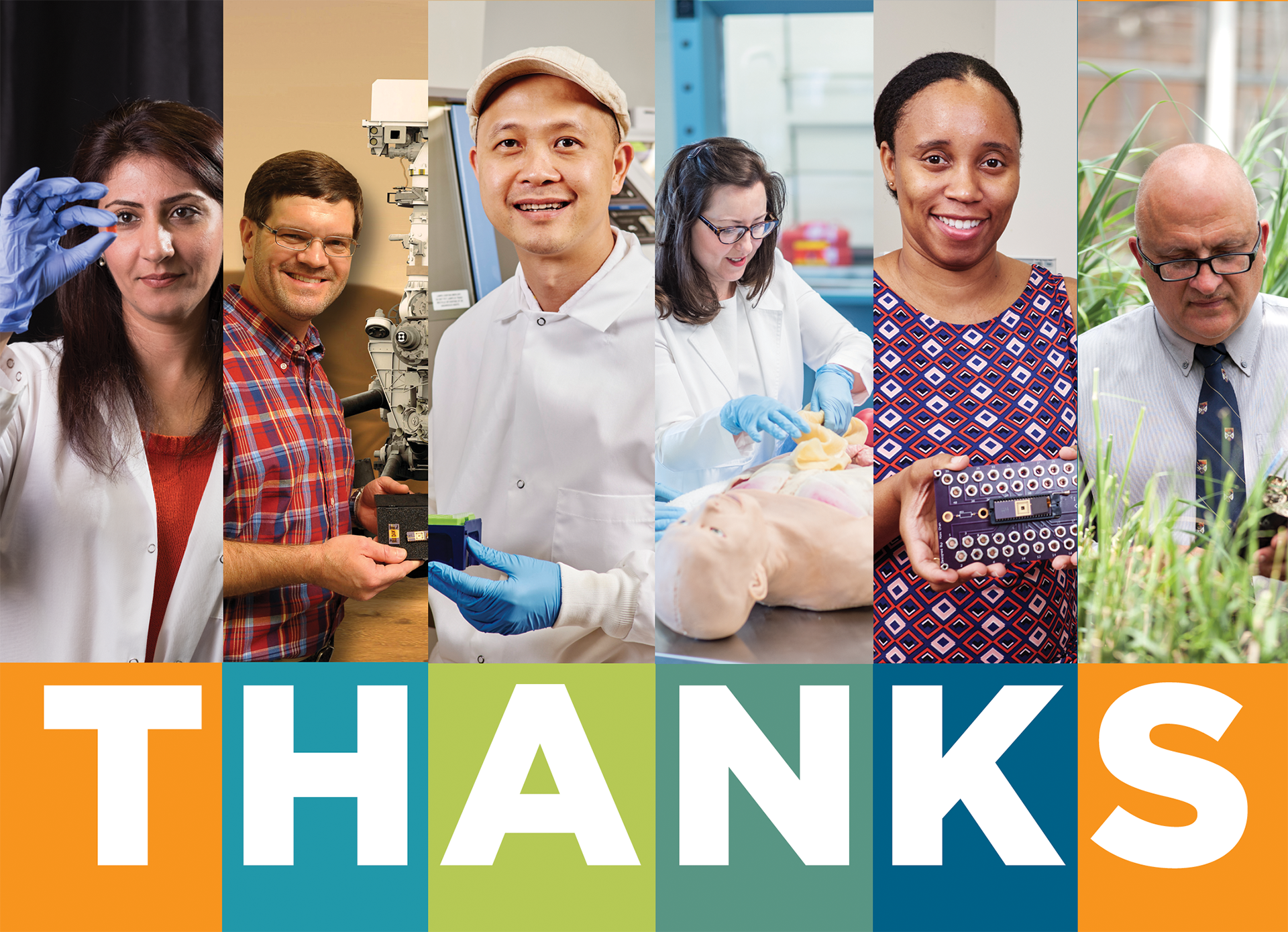  5" x 7" Note Cards featuring the University of Tennessee Tickle College of Engineering's new engineering complex, students and engineering professors. Photoshop & Illustrator