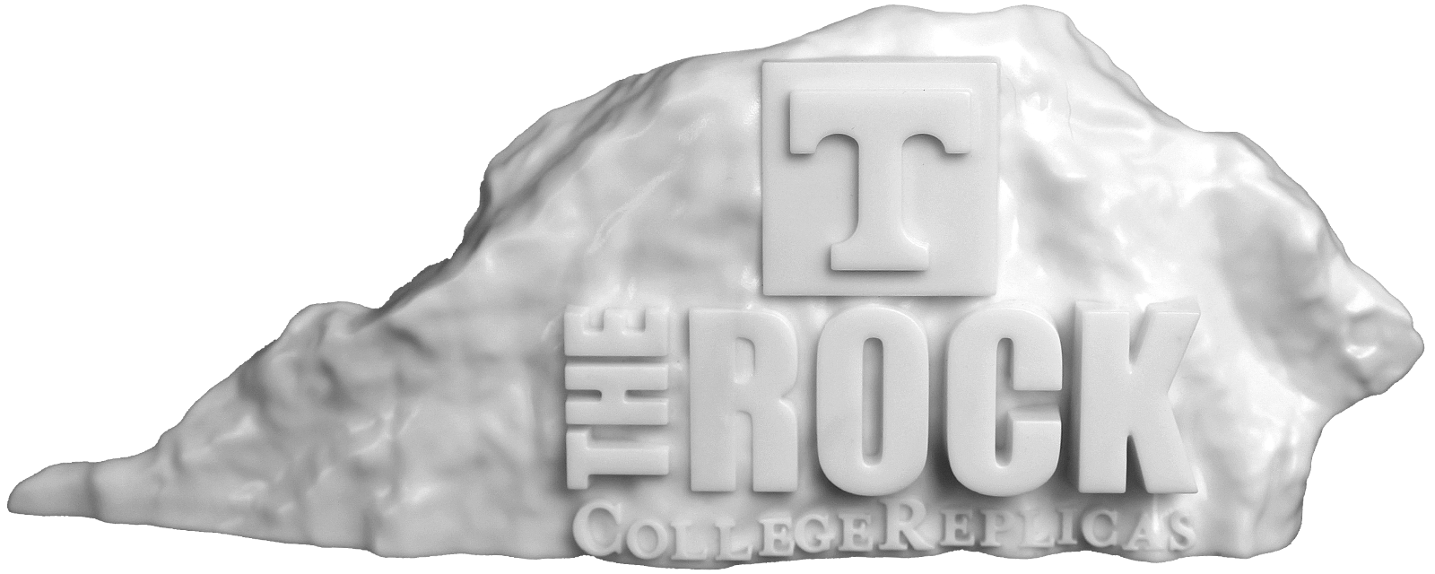 The University of Tennessee Dry Erase Rock. Back.