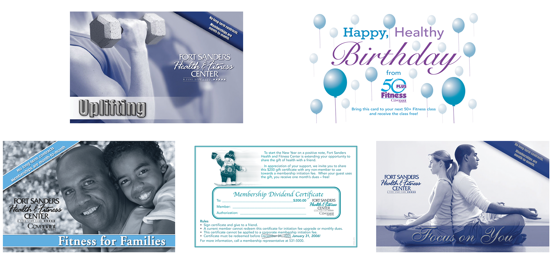 Covenant Health Postcards (Duotone Two Color Printing)