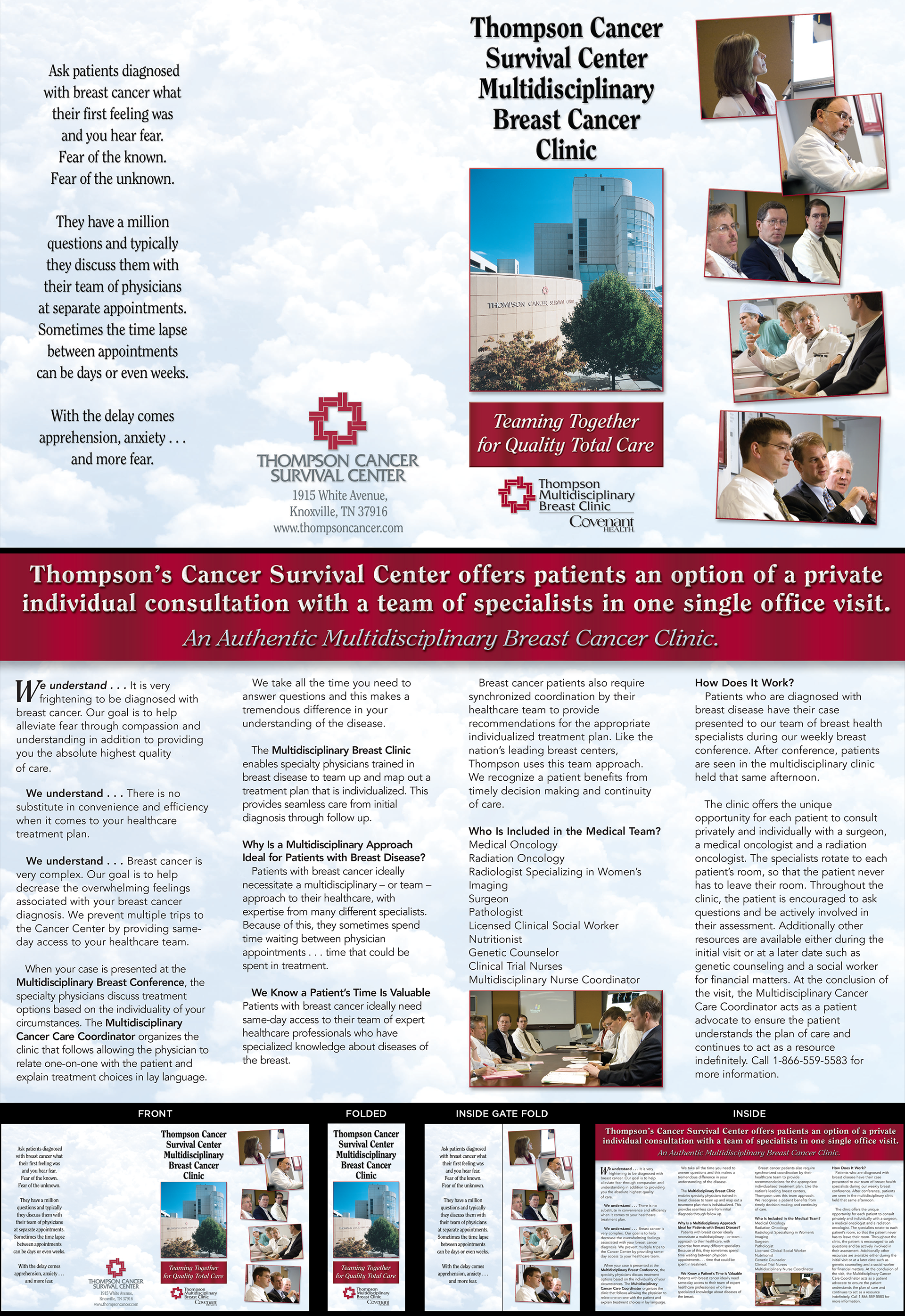 Thompson Cancer Survival Center Multidisciplinary Breast Clinic Brochure