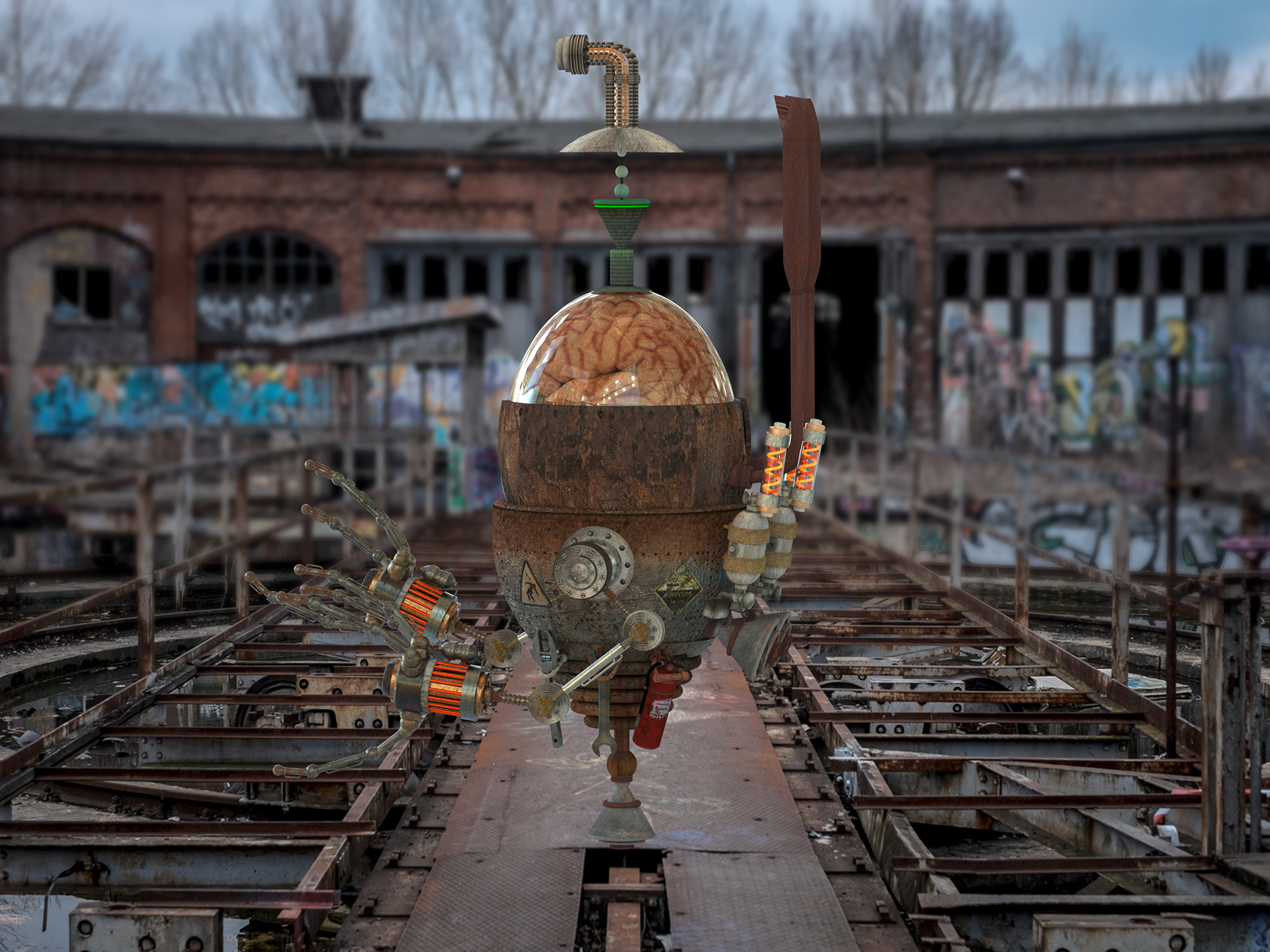 Custodial Maintenance Robot