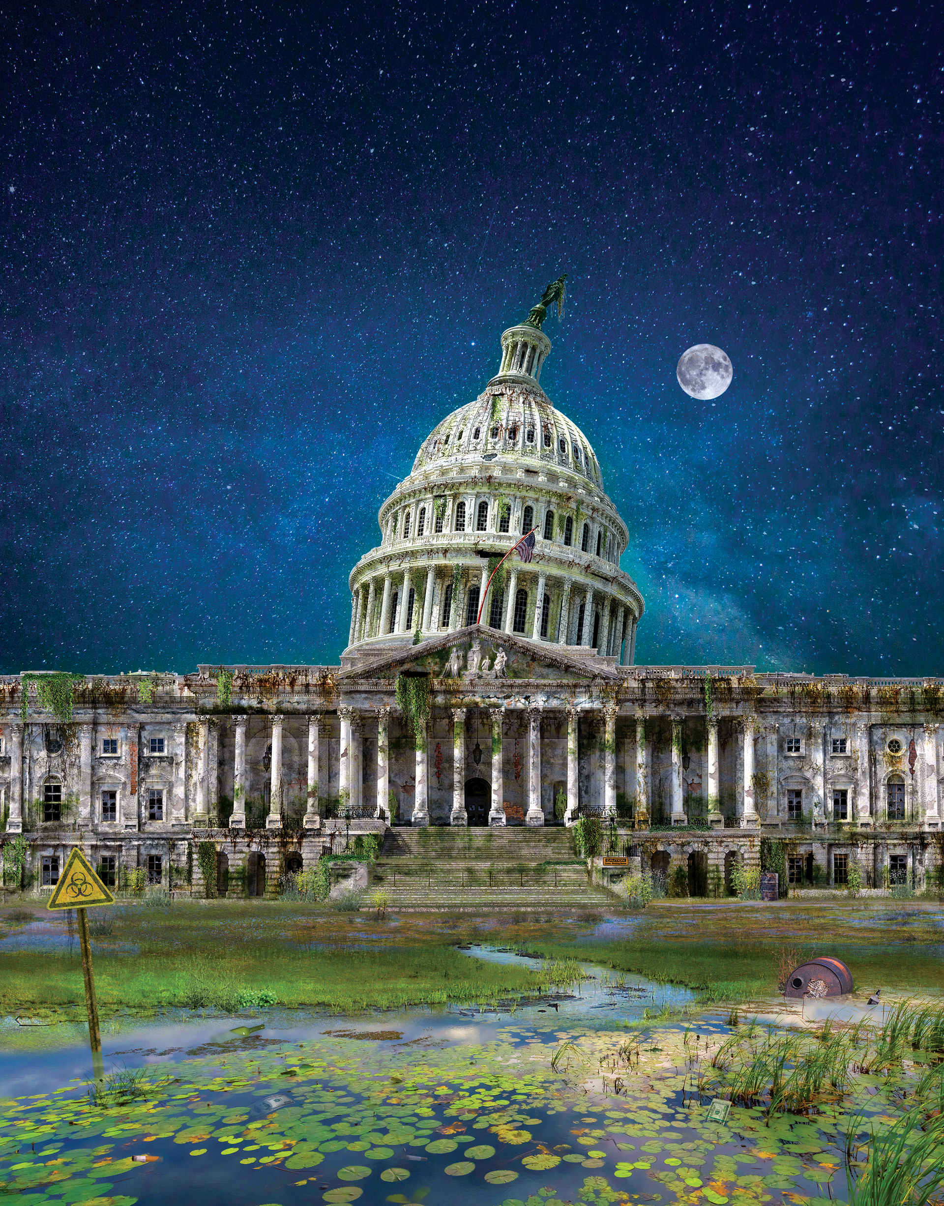 Book Cover Photo Composite. Adobe Photoshop