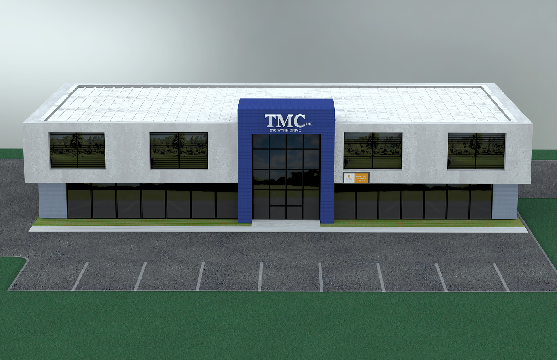 UTSI Environmental Branding 3d Render