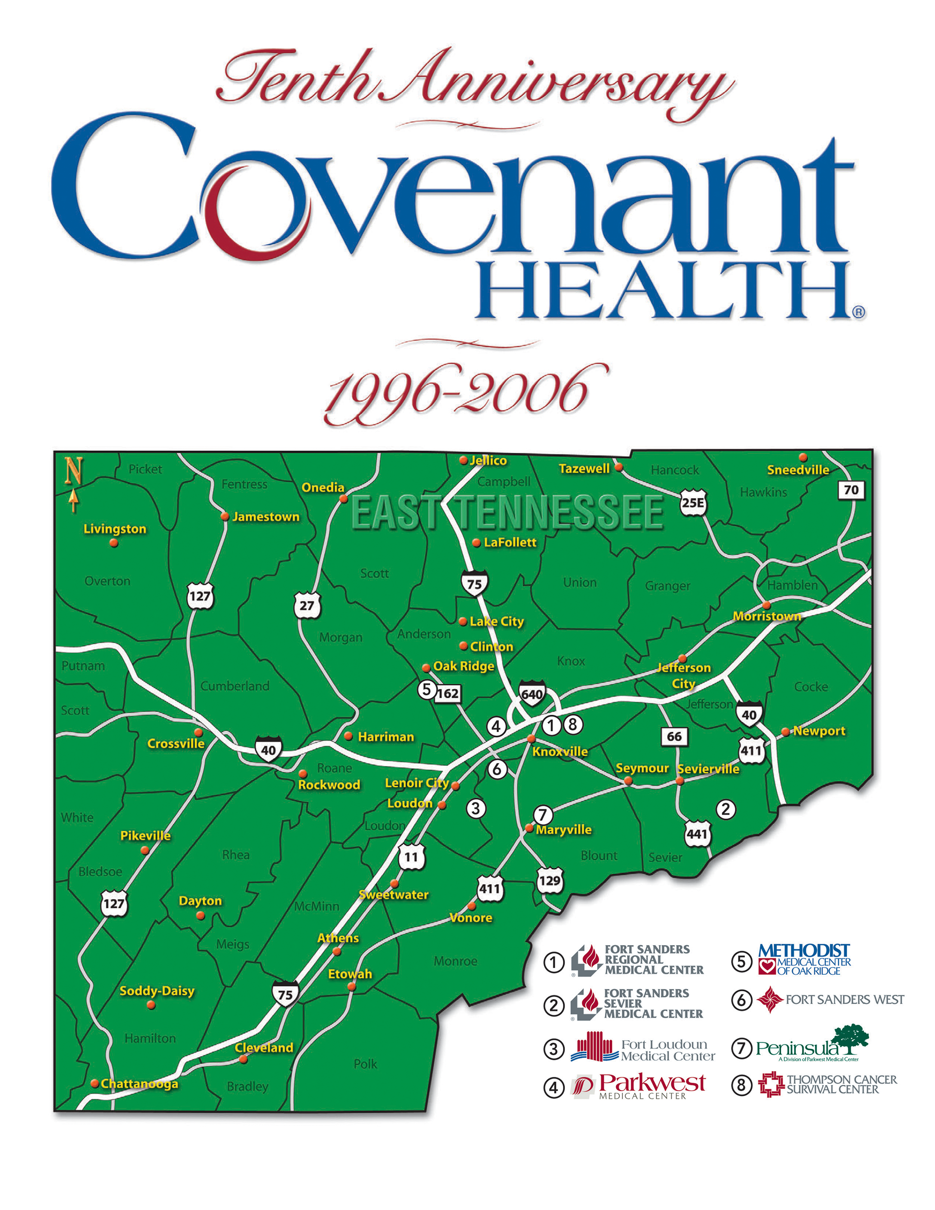 Covenant Health 10th Anniversary Publication Cover