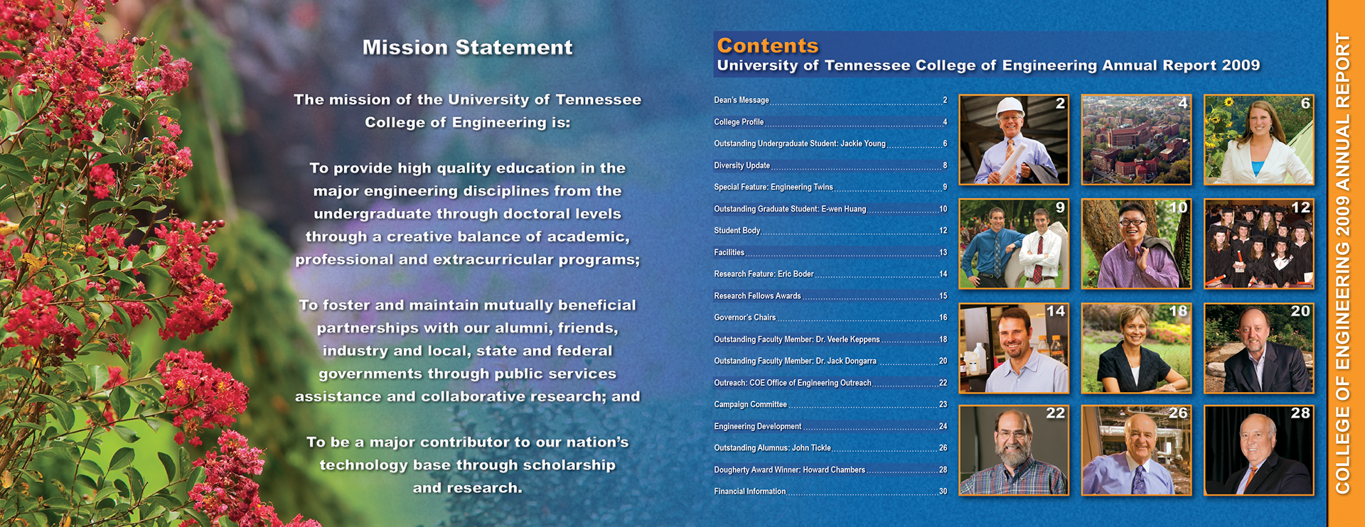 University of Tennessee College of Engineering Annual Report 2009. p1