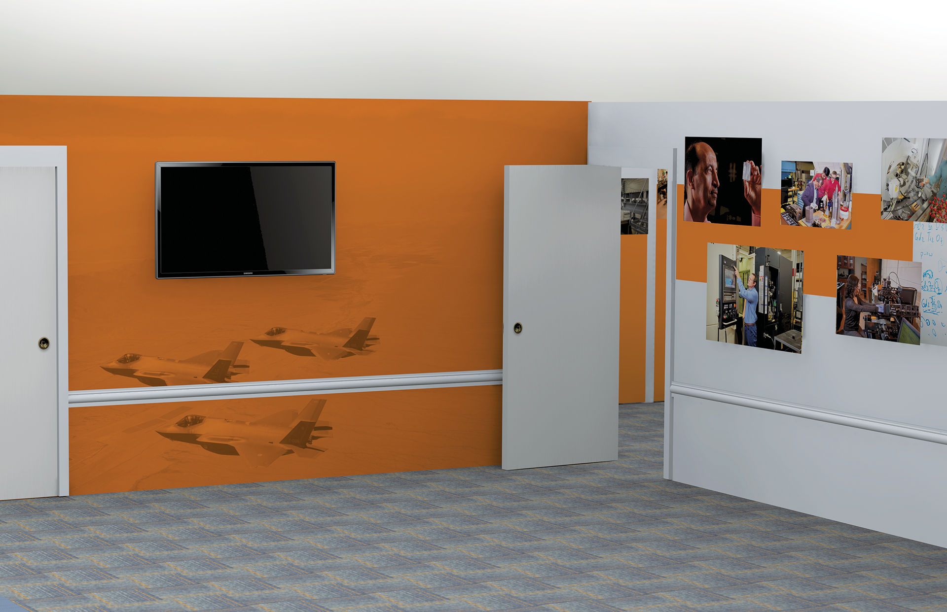 UTSI Environmental Branding 3d Render