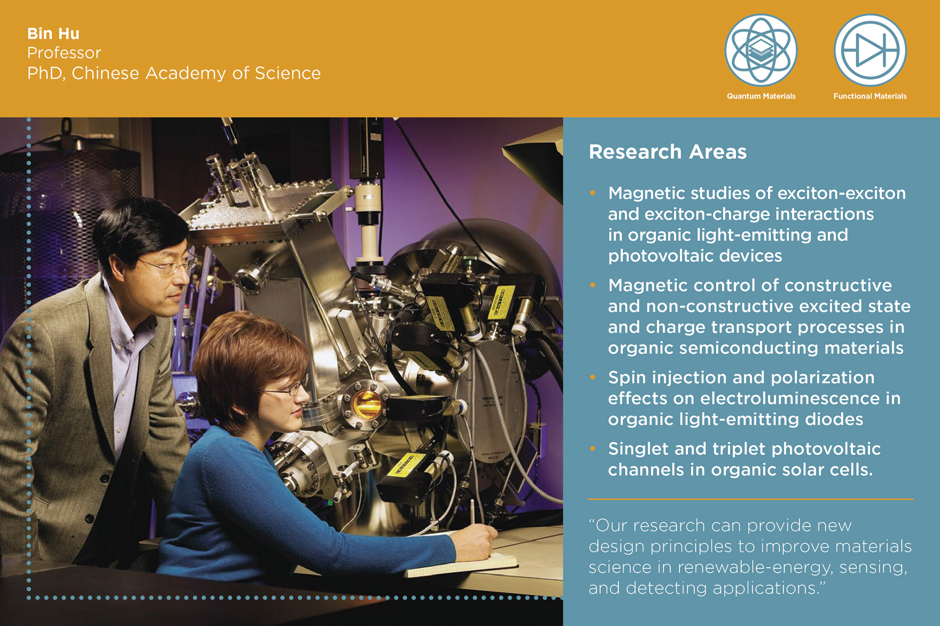 Material Science & Engineering Recruitment Packet Postcard Example