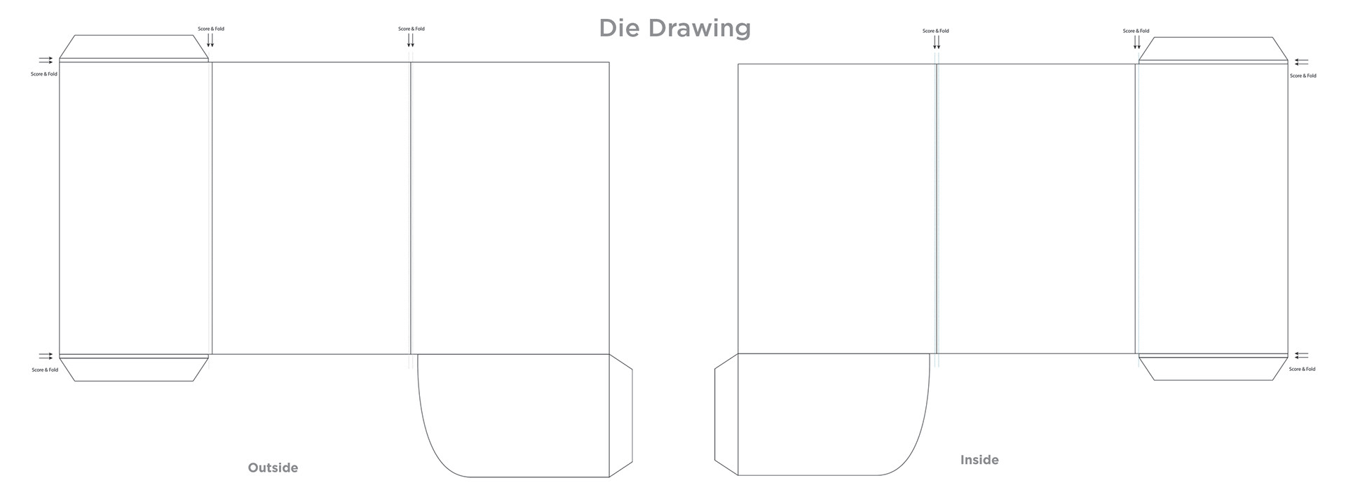 MSE Graduate Recruitment Folder Die Drawing