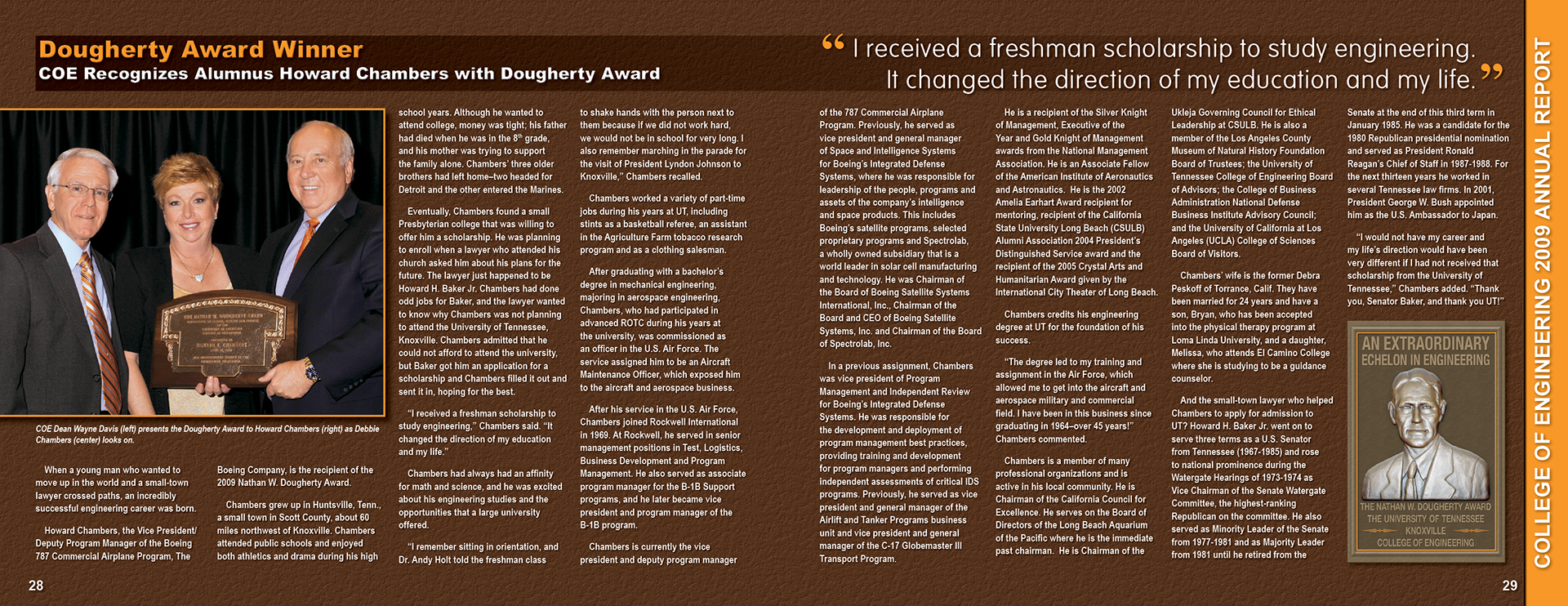 University of Tennessee College of Engineering Annual Report 2009. p28-29