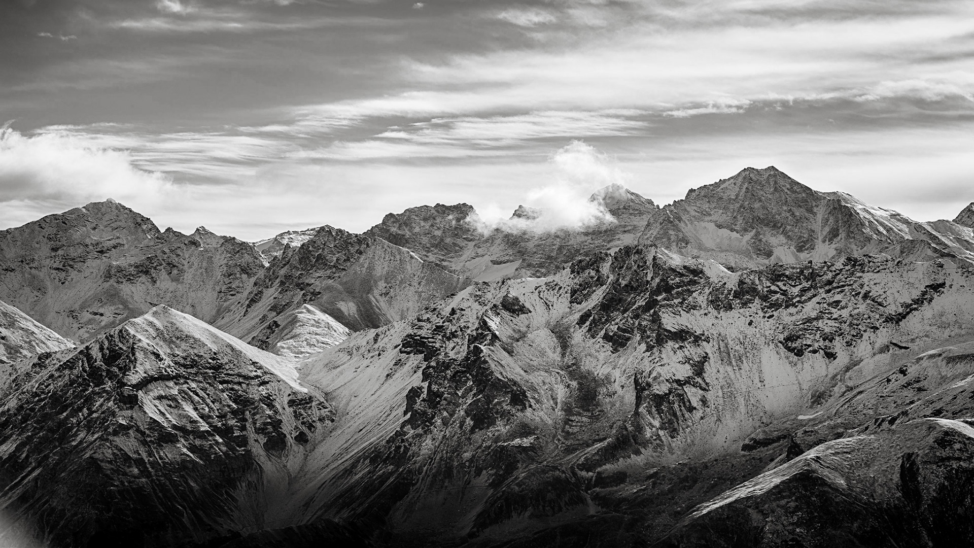 First Snow at Stelvio