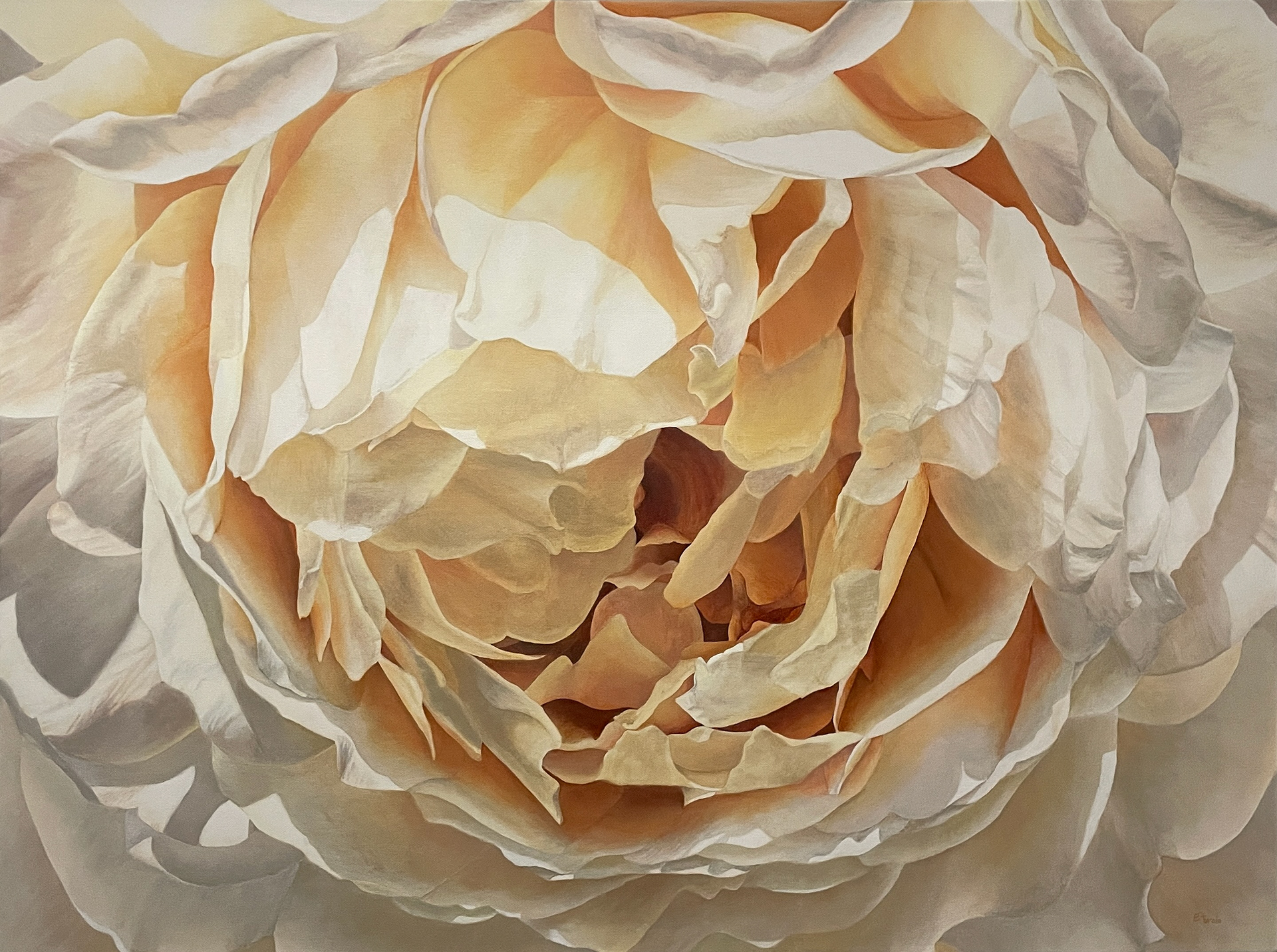 With Love, Despite the Pain, Acrylic 40 x 30