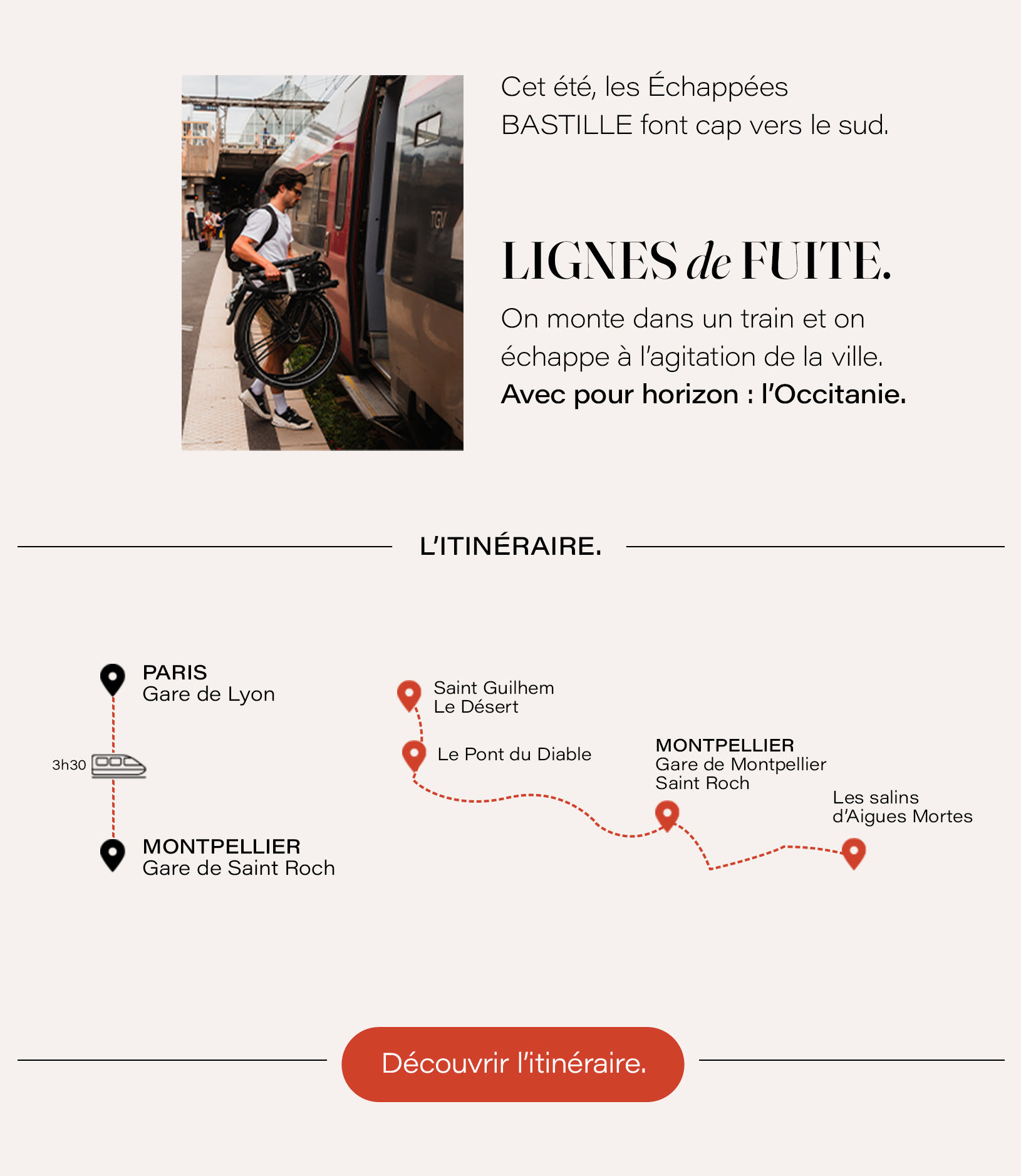 Newsletter Les Échappées • Ligne de fuite