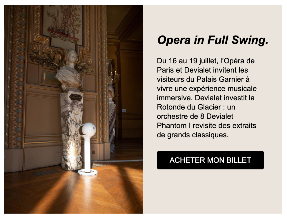 Opéra in Full Swing à l'Opéra de Paris • Newsletter