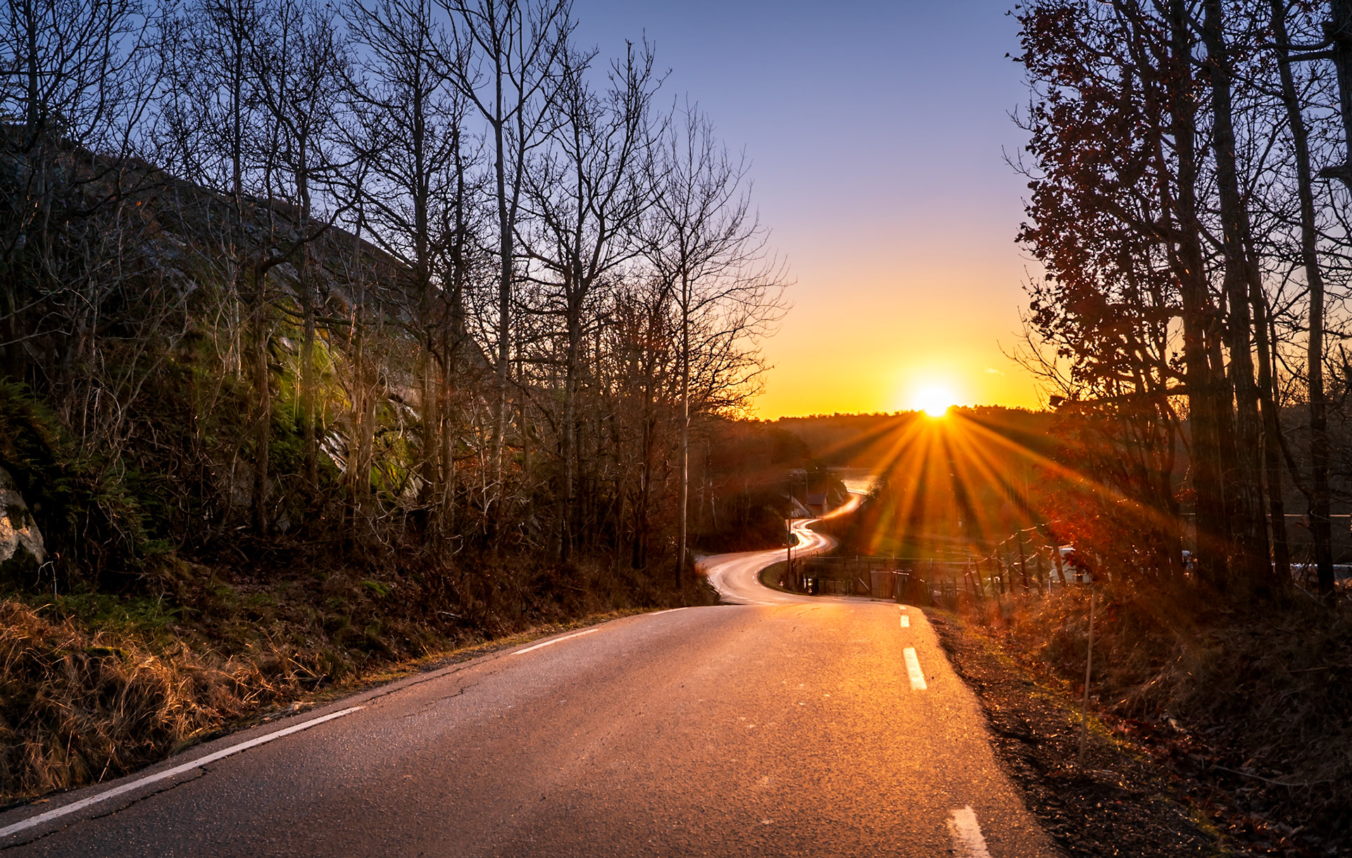 På vei ut mot Vauerkilen
