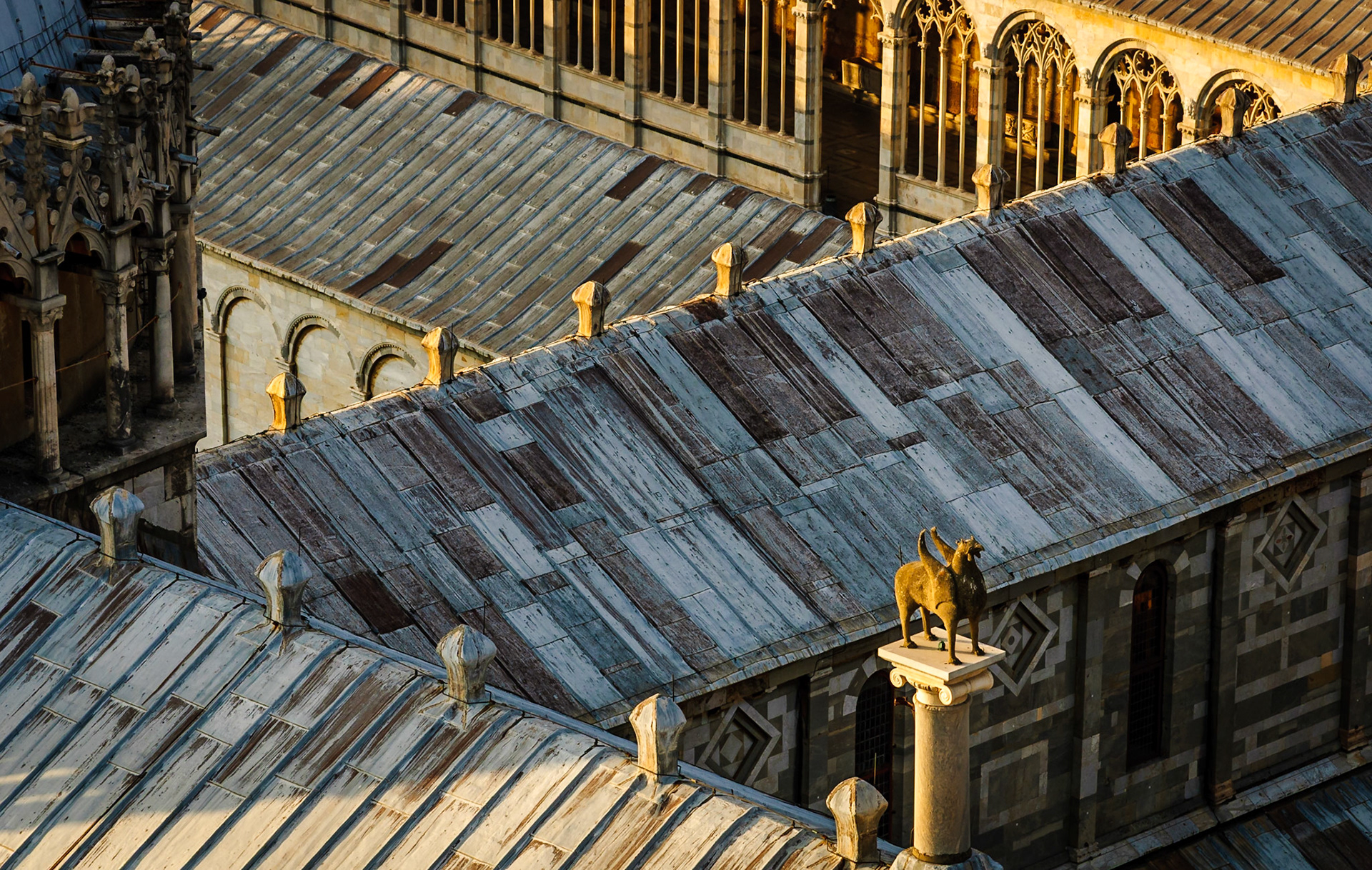 Detalj fra taket på Duomo Santa Maria